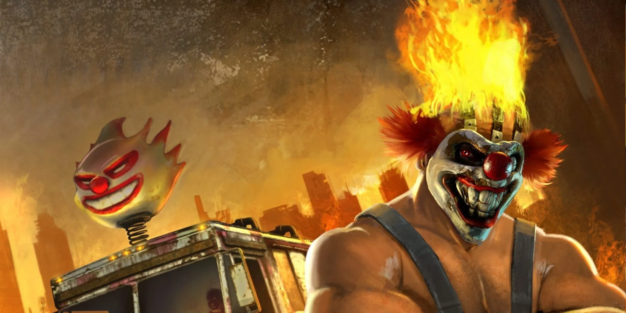 Logo kinh điển của dòng game Twisted Metal