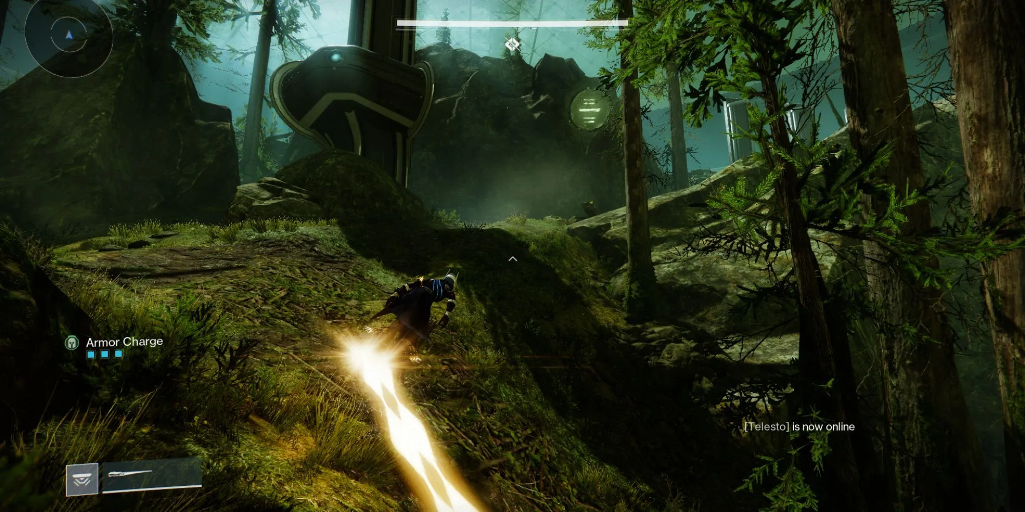 Lối đi được mở ra sau khi tiêu diệt kẻ thù trong encounter đầu tiên Ghosts of the Deep