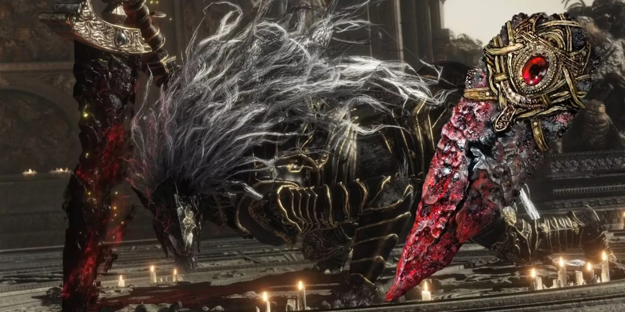 Maliketh, the Black Blade, và Blasphemous Claw trong Elden Ring