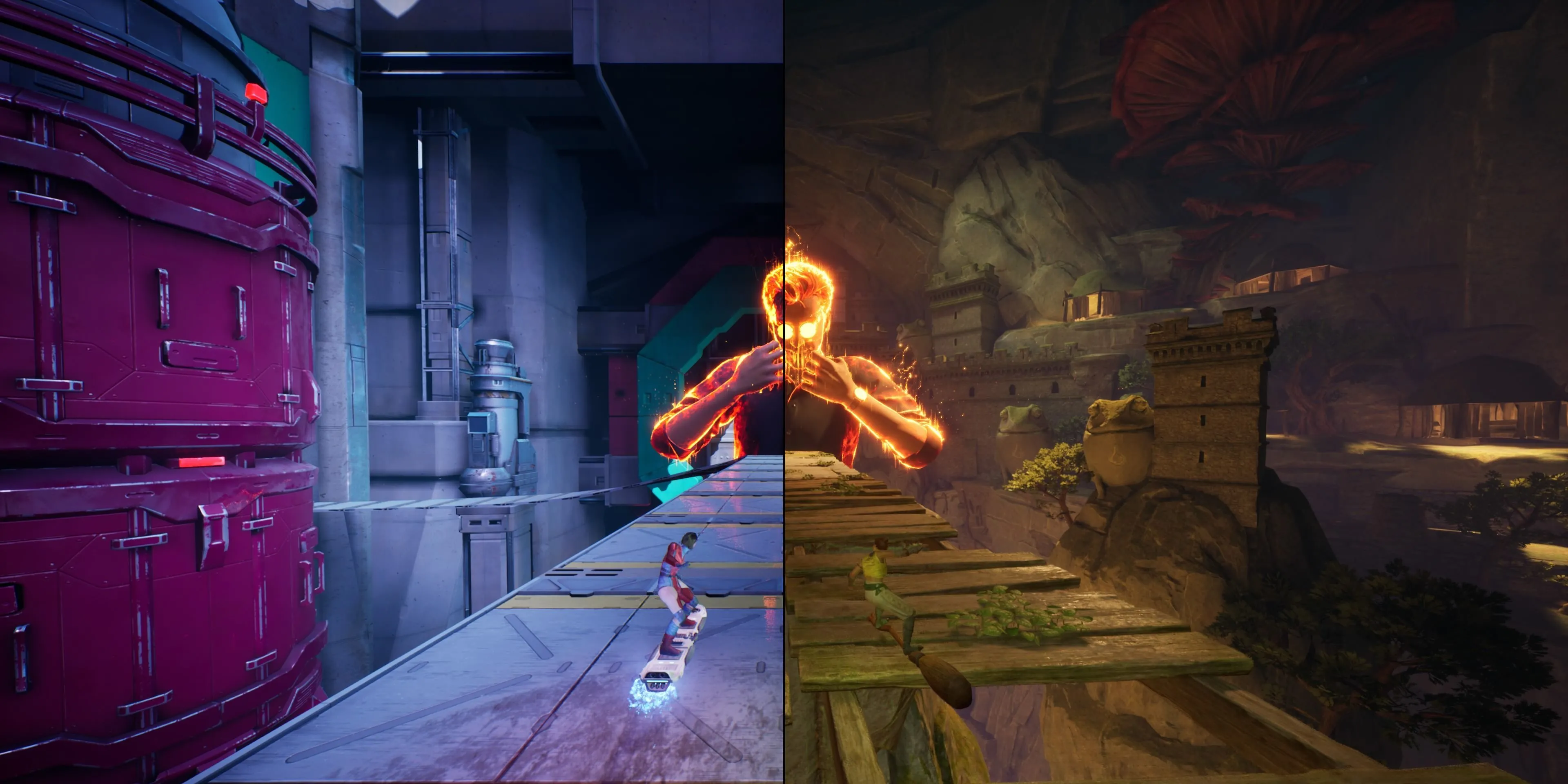 Màn chơi cuối cùng Split trong game Split Fiction với sự hỗn loạn đa chiều