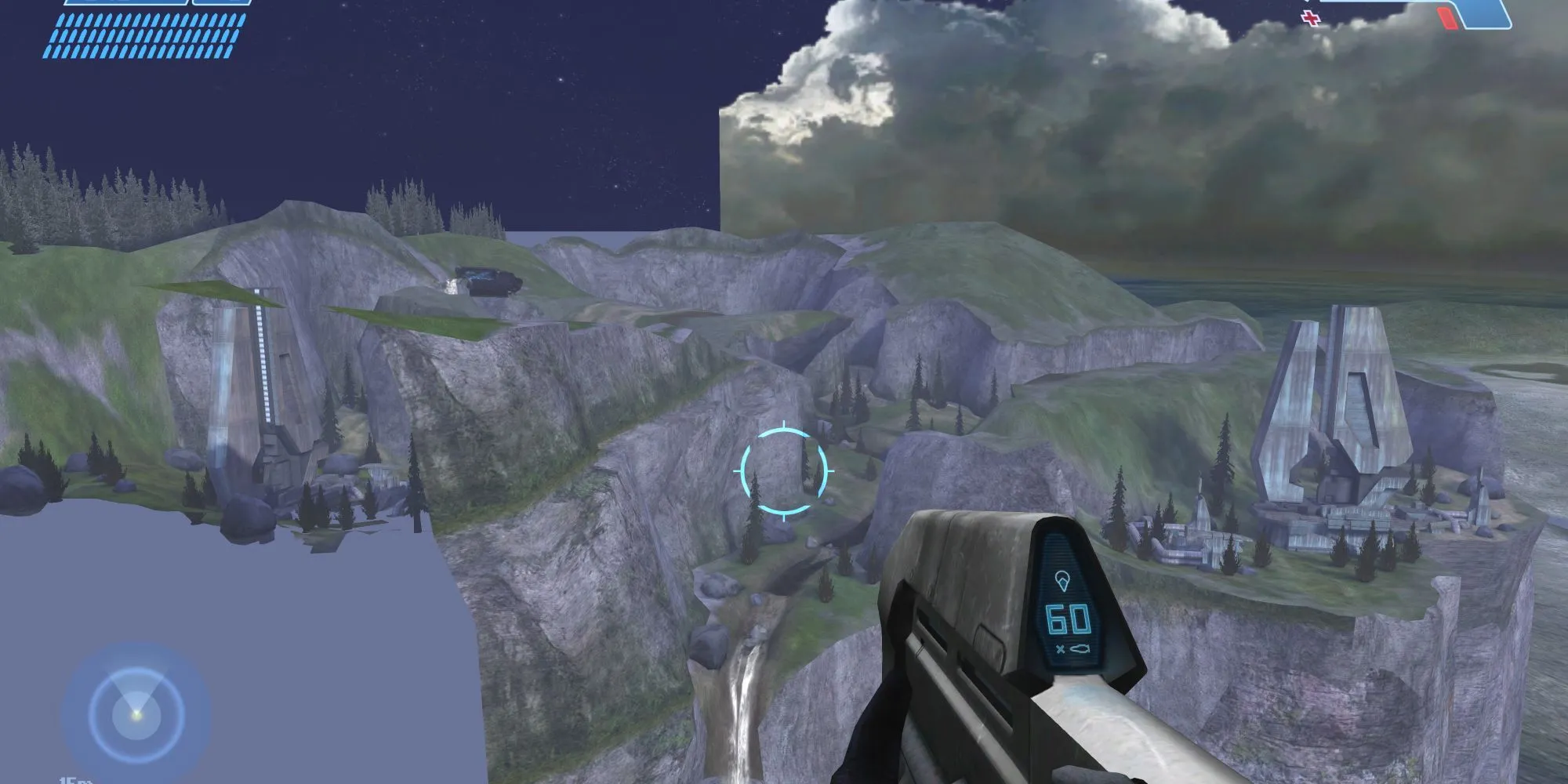 Master Chief trong Halo 2 từ bộ sưu tập Master Chief Collection với góc nhìn xuyên map