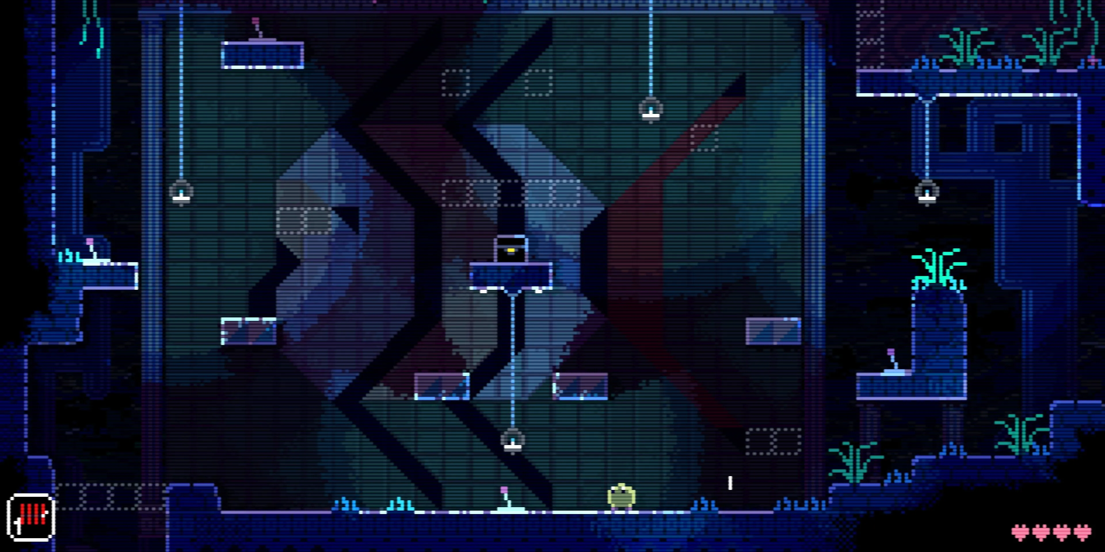 Một câu đố platform trong game Animal Well