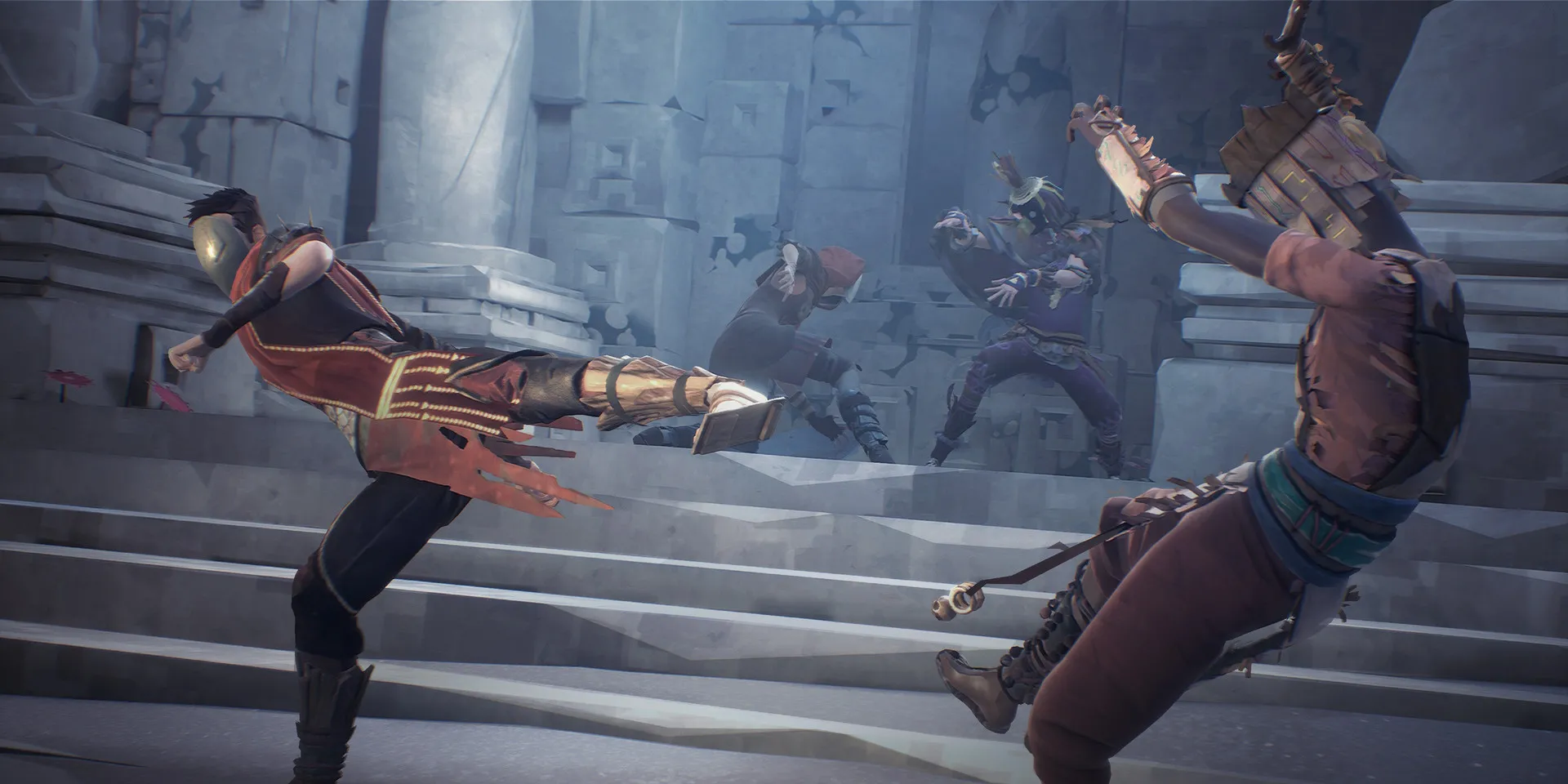 Một hình ảnh gameplay của trò chơi đối kháng Absolver
