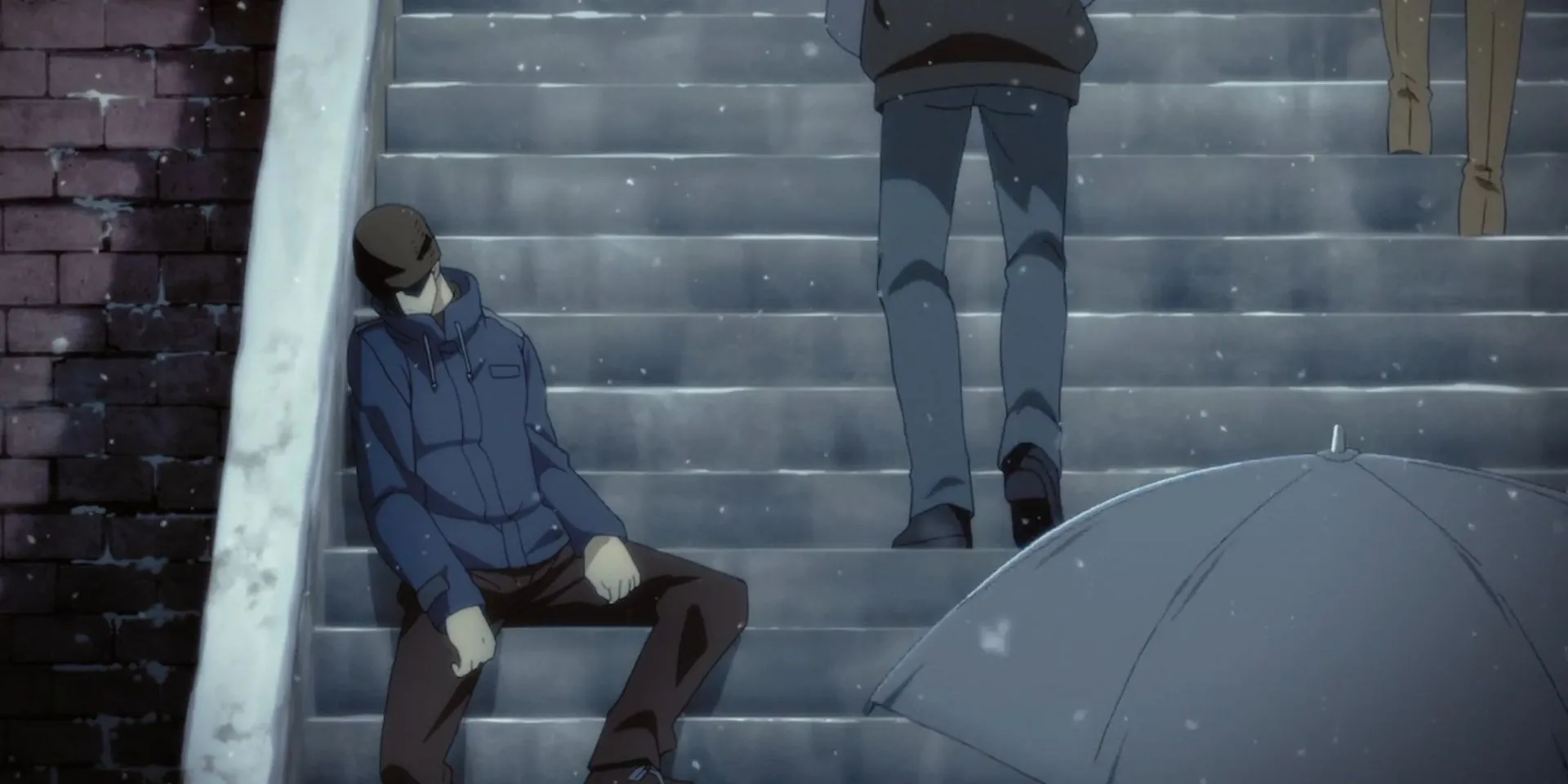 Một người mắc Hội chứng Vô cảm (Apathy Syndrome) trong Persona 3, mất hết ý chí sống