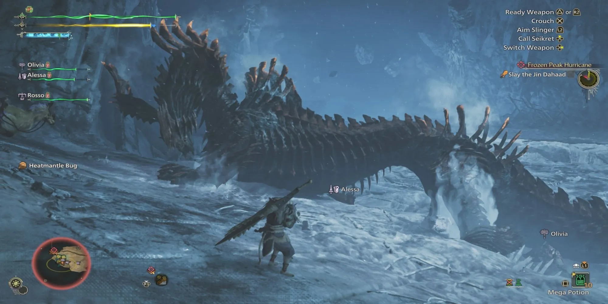 Một ví dụ về nhân vật tùy chỉnh trong Monster Hunter Wilds