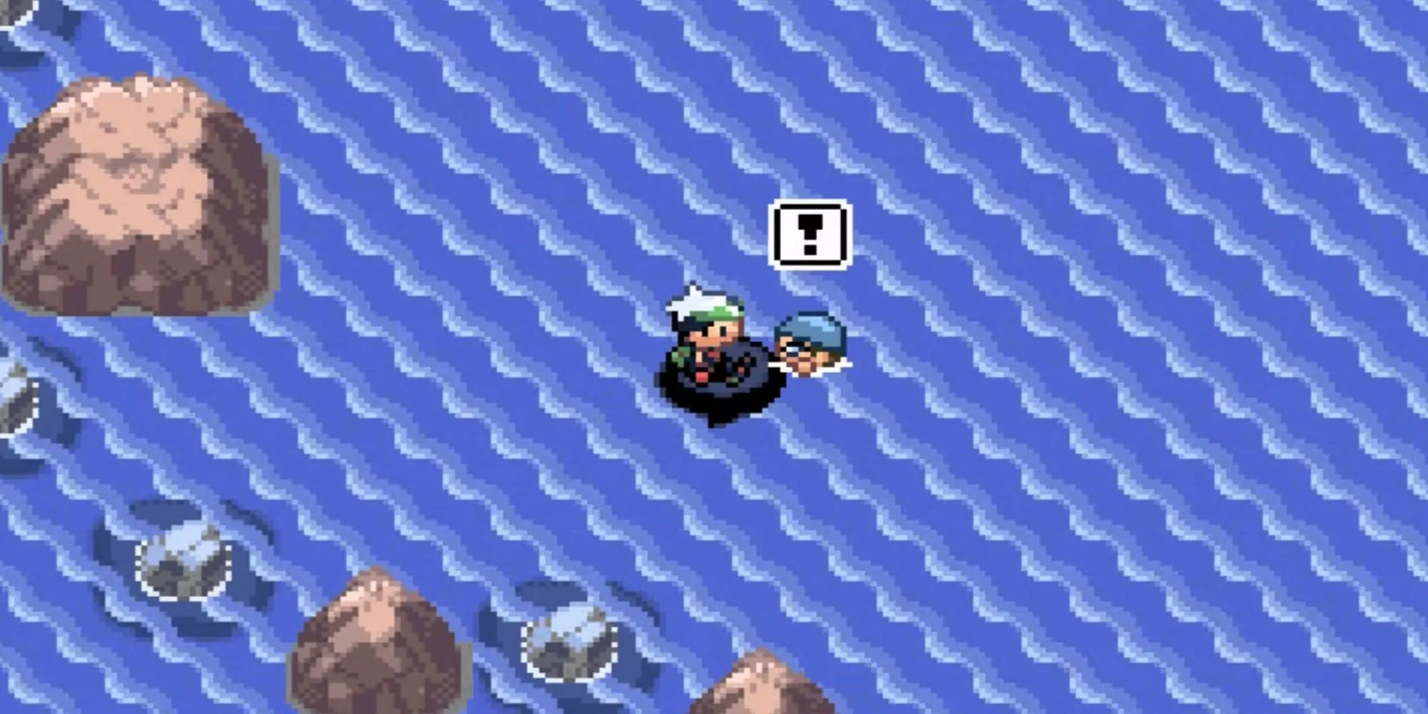 Người chơi lướt sóng trong Pokemon Ruby và Sapphire