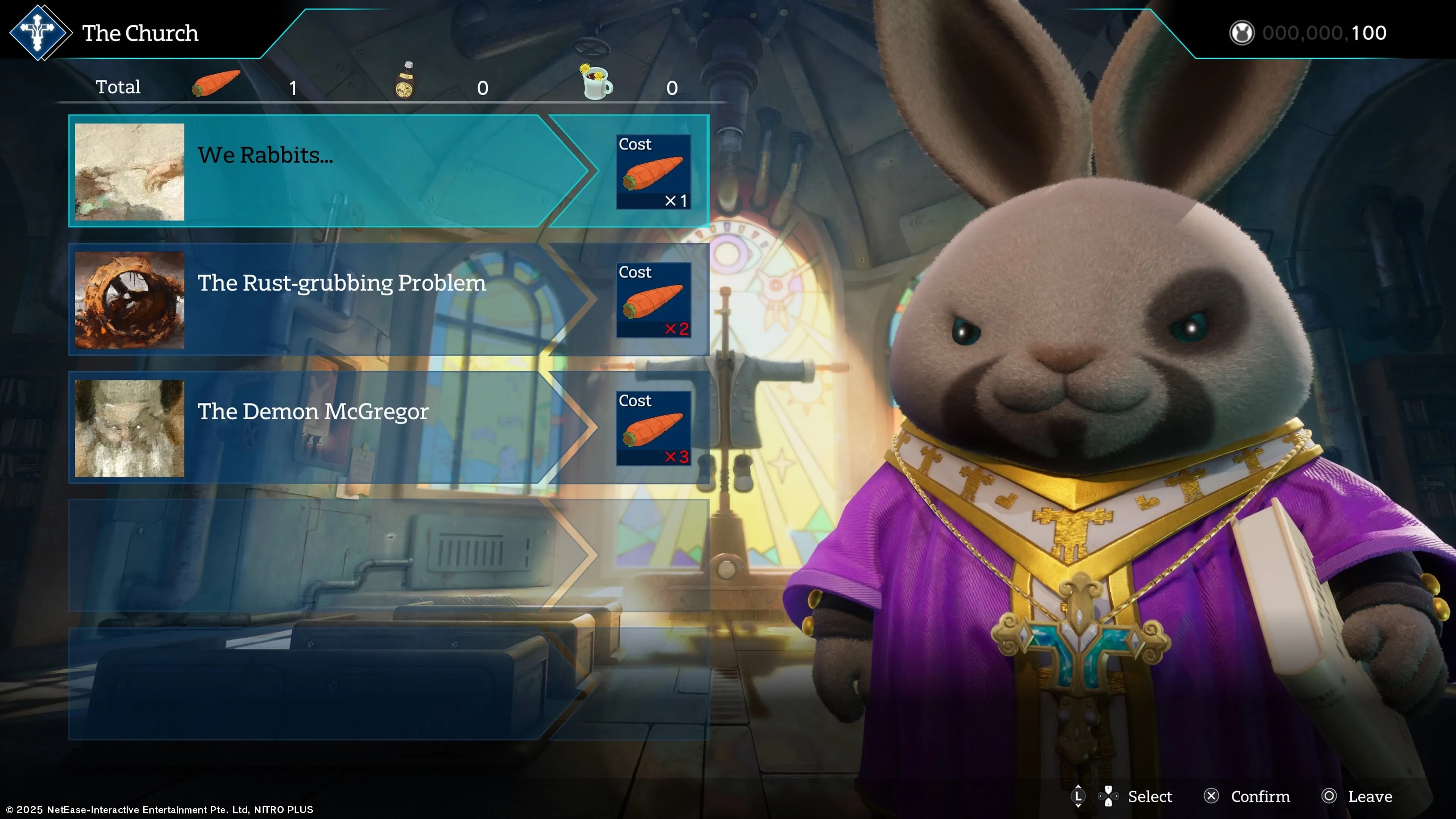 Nhà thờ trong làng của game Rusty Rabbit