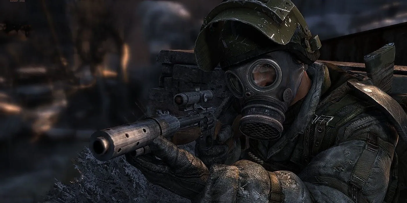 Nhân vật Artyom trong Metro 2033 Redux đối mặt với hiểm nguy dưới lòng đất Moscow