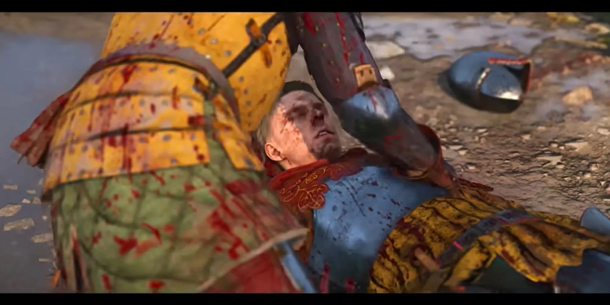 Nhân vật bị thương trong Kingdom Come Deliverance 2, minh họa cho hệ thống chiến đấu được tùy chỉnh bởi mod