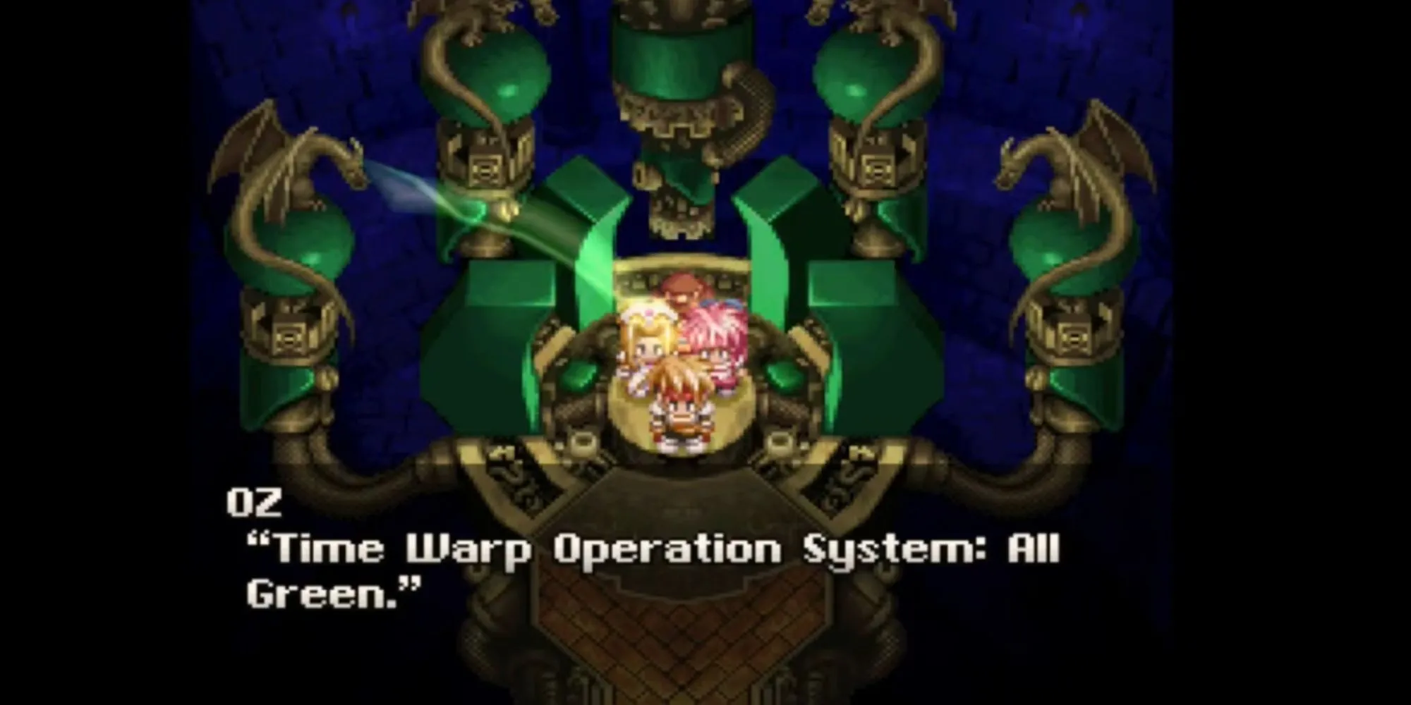 Nhân vật Cress trong Tales of Phantasia du hành về quá khứ đối đầu Dhaos - một trong những JRPG du hành thời gian đời đầu
