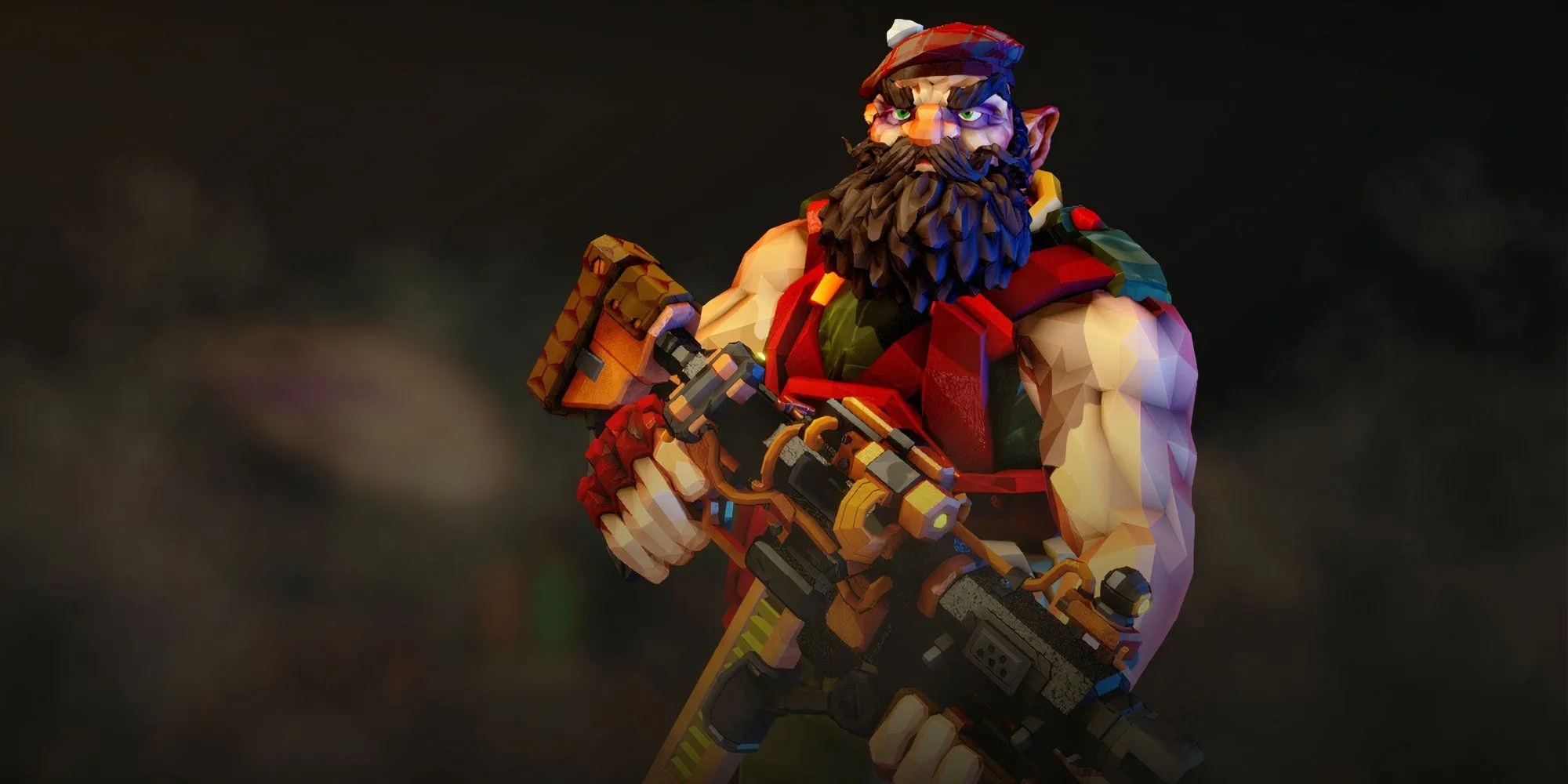 Nhân vật Engineer trong Deep Rock Galactic với bộ giáp và vũ khí đặc trưng chuẩn bị khai khoáng