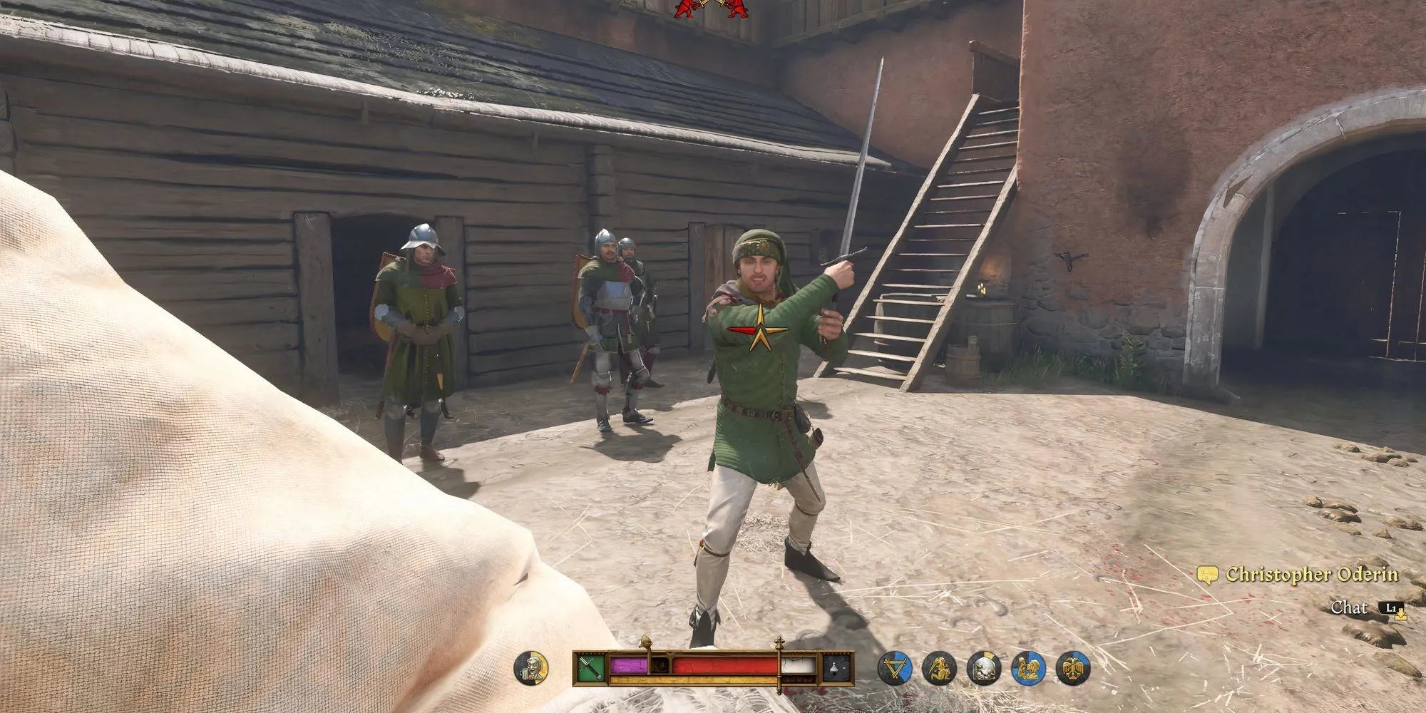 Nhân vật Henry đấu kiếm trong Kingdom Come Deliverance 2