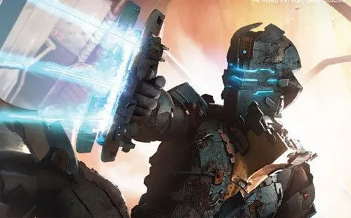 Nhân vật Isaac Clarke trong Dead Space 2 chiến đấu với quái vật Necromorph trên trạm không gian The Sprawl