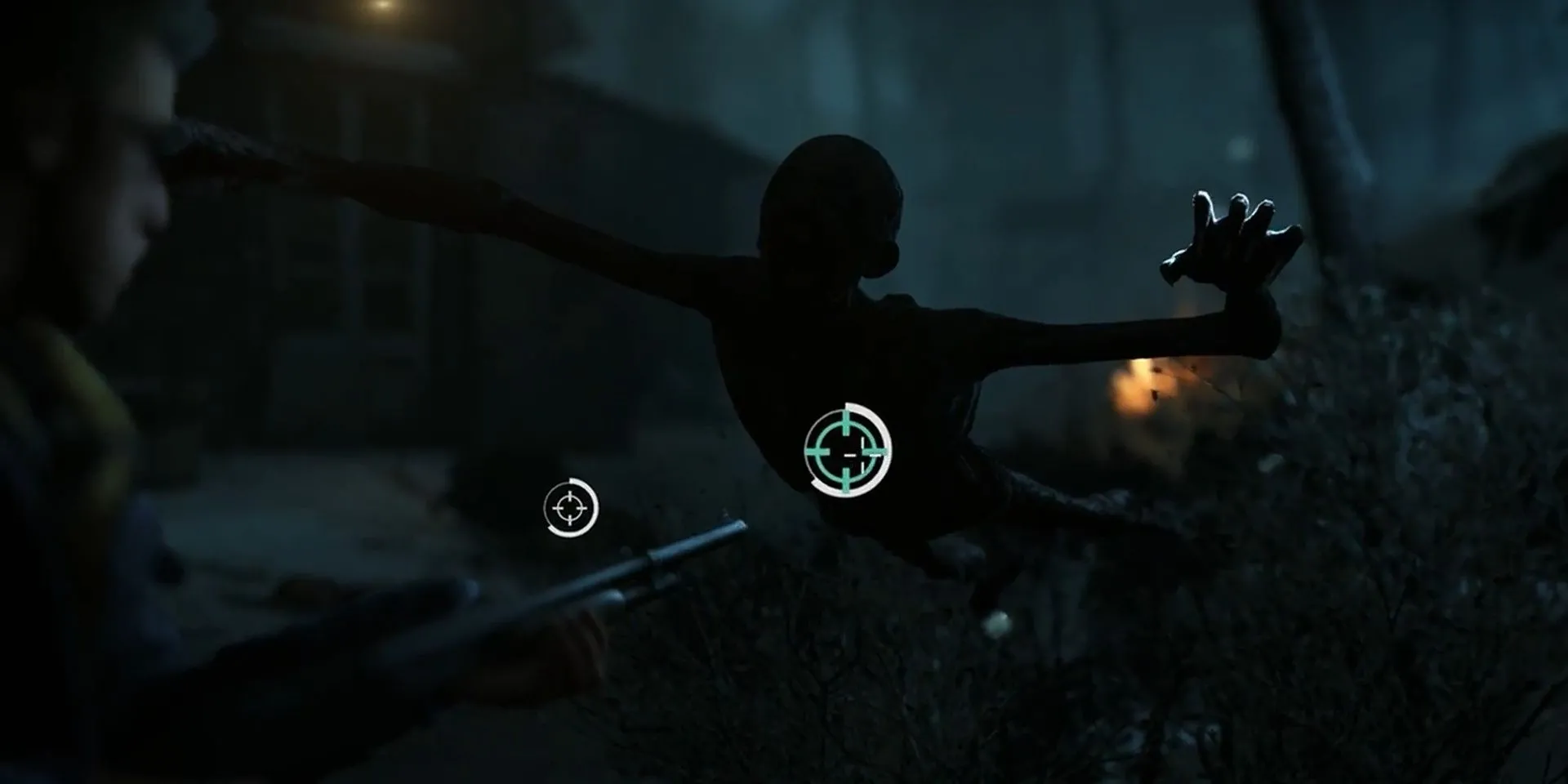Nhân vật nhắm bắn Wendigo trong Until Dawn