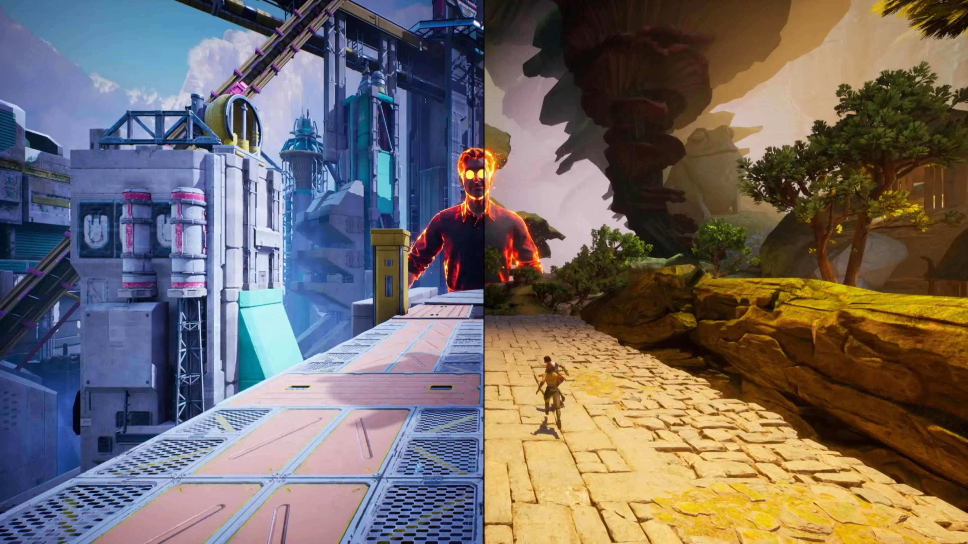 Nhân vật Rader với hình dạng đáng sợ xuất hiện trong game Split Fiction