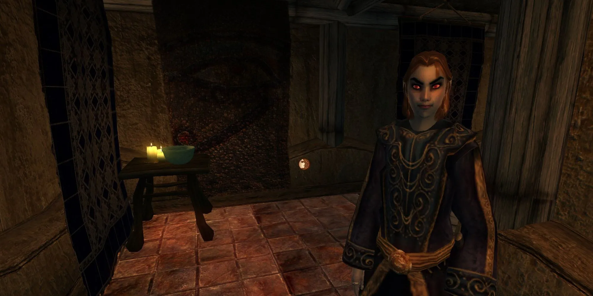 Nhân vật Ranis Athrys tại Balmora trong The Elder Scrolls III: Morrowind, tựa game RPG cổ điển yêu cầu ghi chú nhiệm vụ