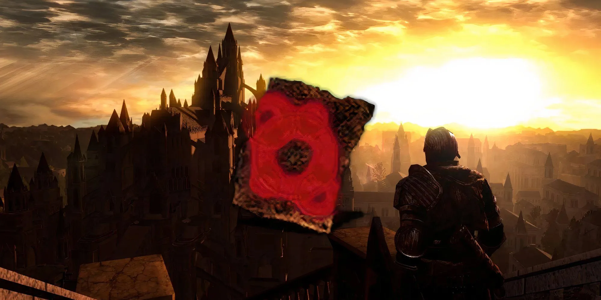 Nhân vật trong Dark Souls 1 bị hiệu ứng của phép thuật Power Within bao quanh