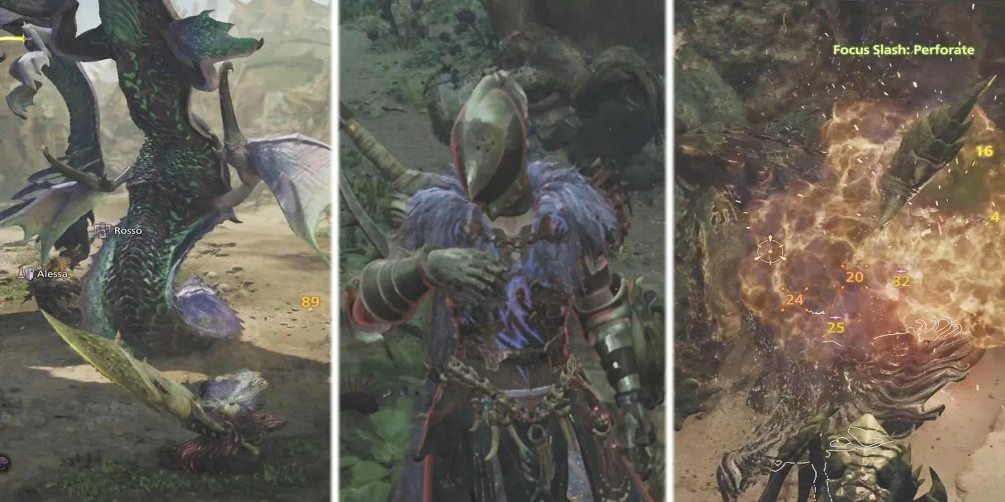 Nhân vật trong Monster Hunter Wilds trang bị Talisman mạnh mẽ