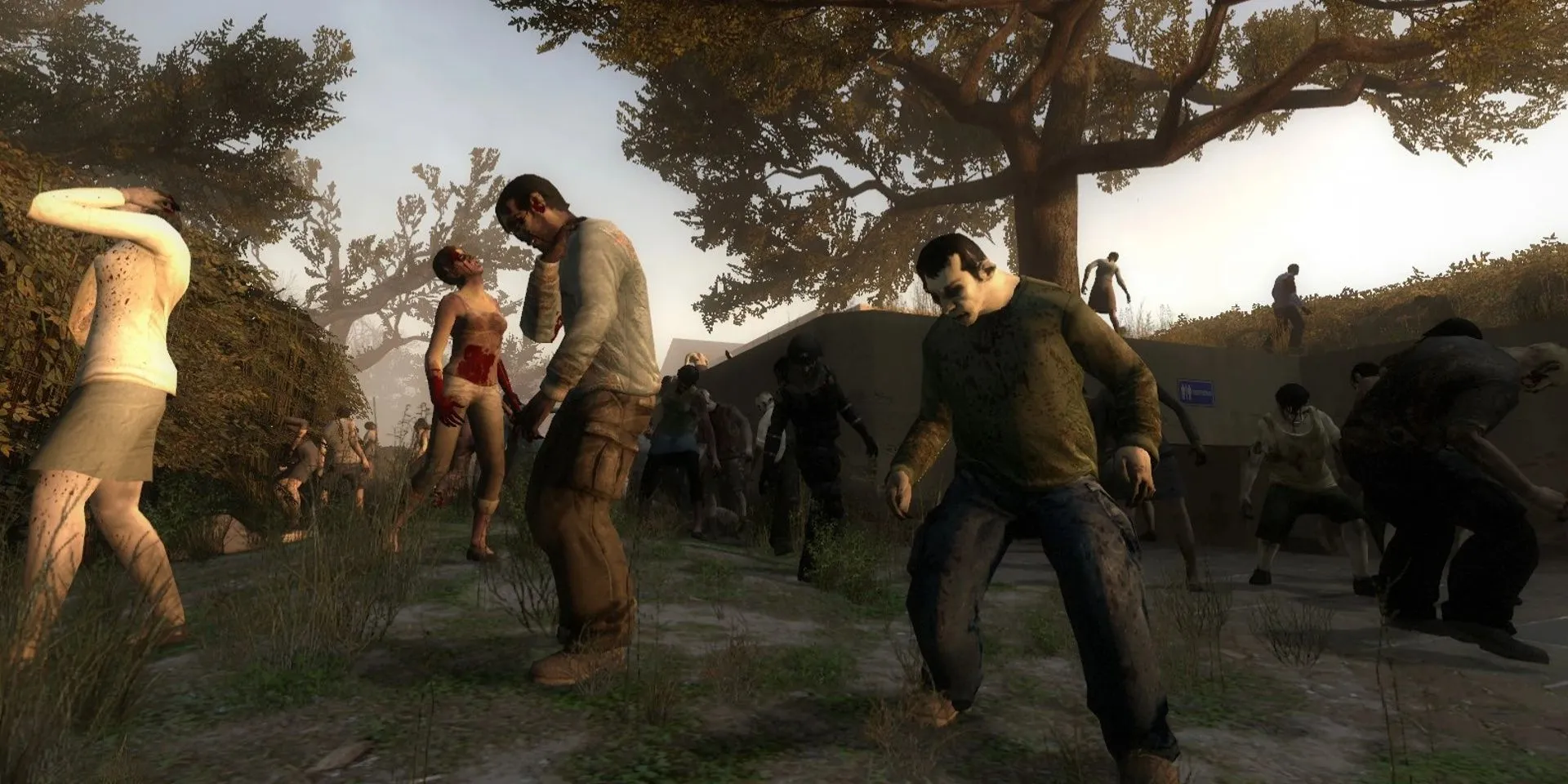 Nhóm những người bị nhiễm Green Flu (Infected) trong Left 4 Dead 2, biểu hiện của virus dại biến đổi