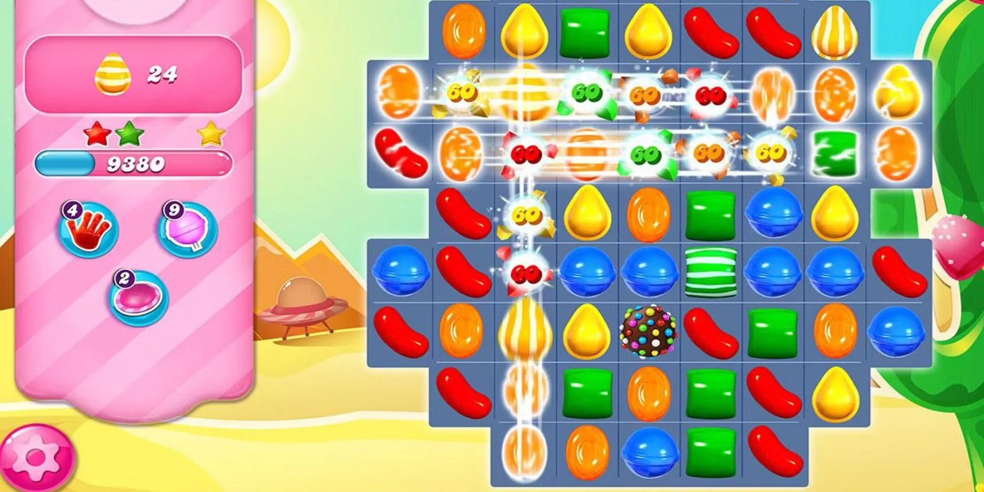 Nước đi đặc biệt trong Candy Crush Saga - game giải đố match-3 với hàng ngàn màn chơi