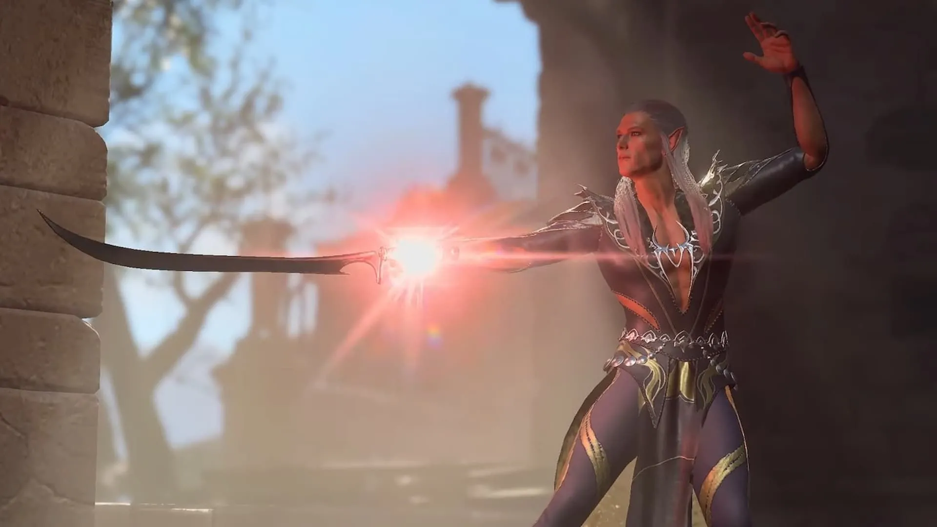 Pháp sư Bladesinger tung phép thuật trong Baldur's Gate 3 Patch 8