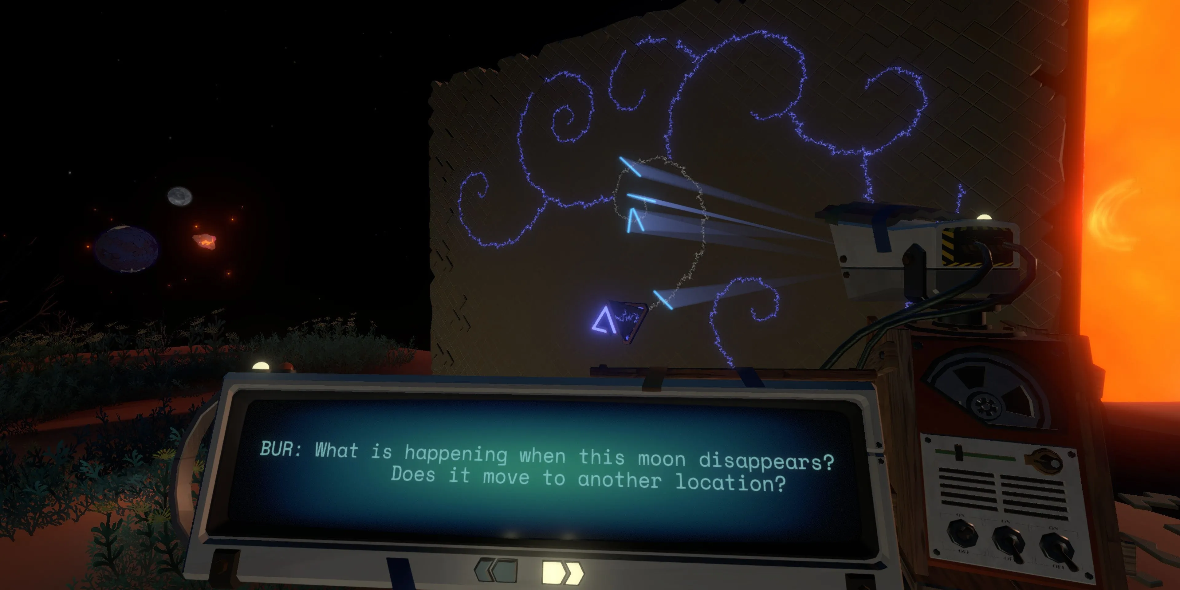 Phiên dịch văn bản Nomai cổ đại trong game khám phá Outer Wilds