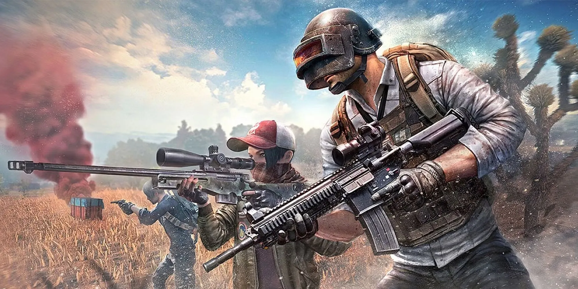 PUBG Battlegrounds nhân vật nhìn ra chiến trường