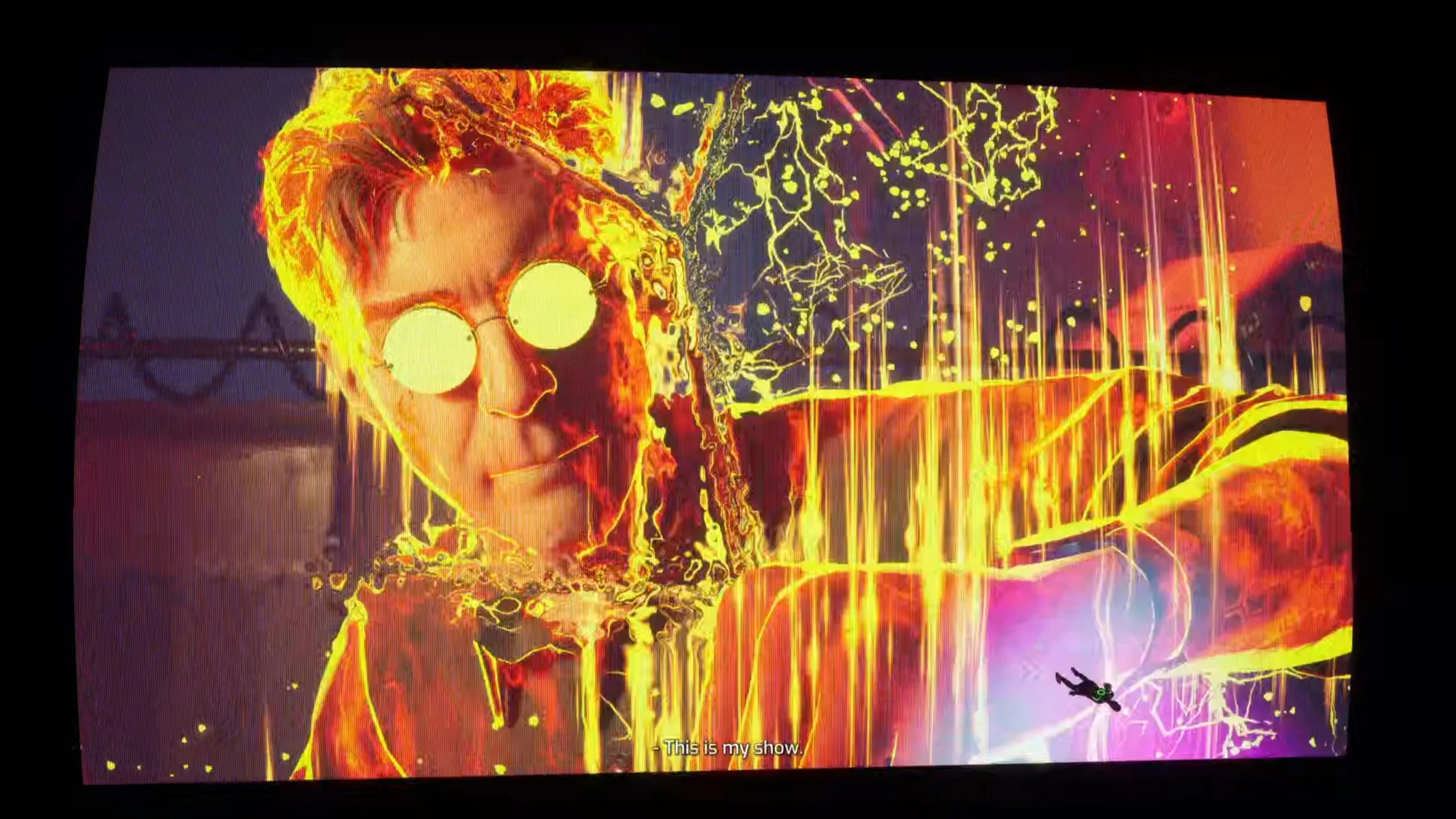 Rader đấm thủng màn hình TV trong game Split Fiction