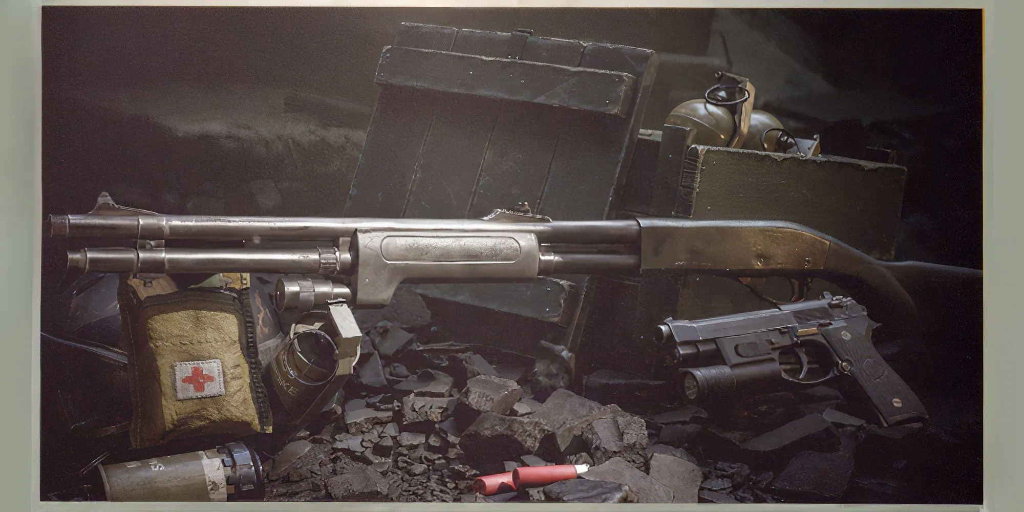 Shotgun M870 trong Delta Force Black Hawk Down