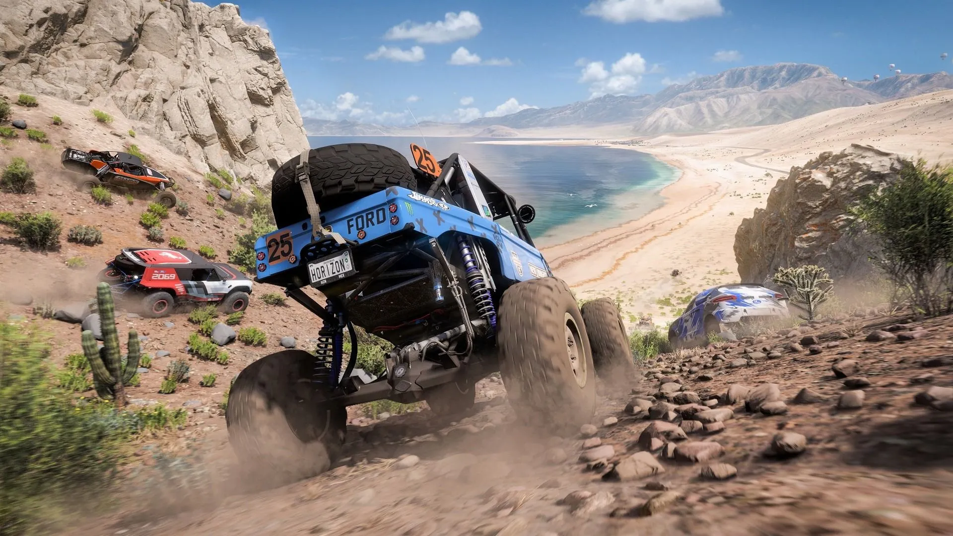 Siêu xe McLaren phóng tốc độ cao trong game Forza Horizon 5