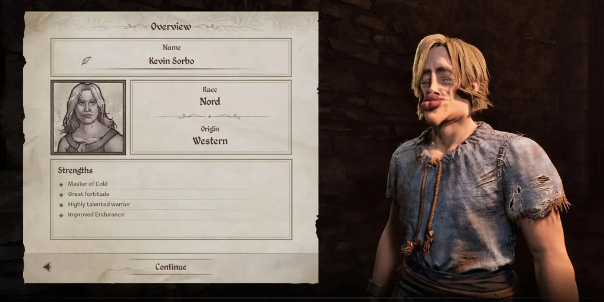 Tạo hình nhân vật hài hước &quot;we are so back&quot; trong game The Elder Scrolls IV Oblivion Remastered