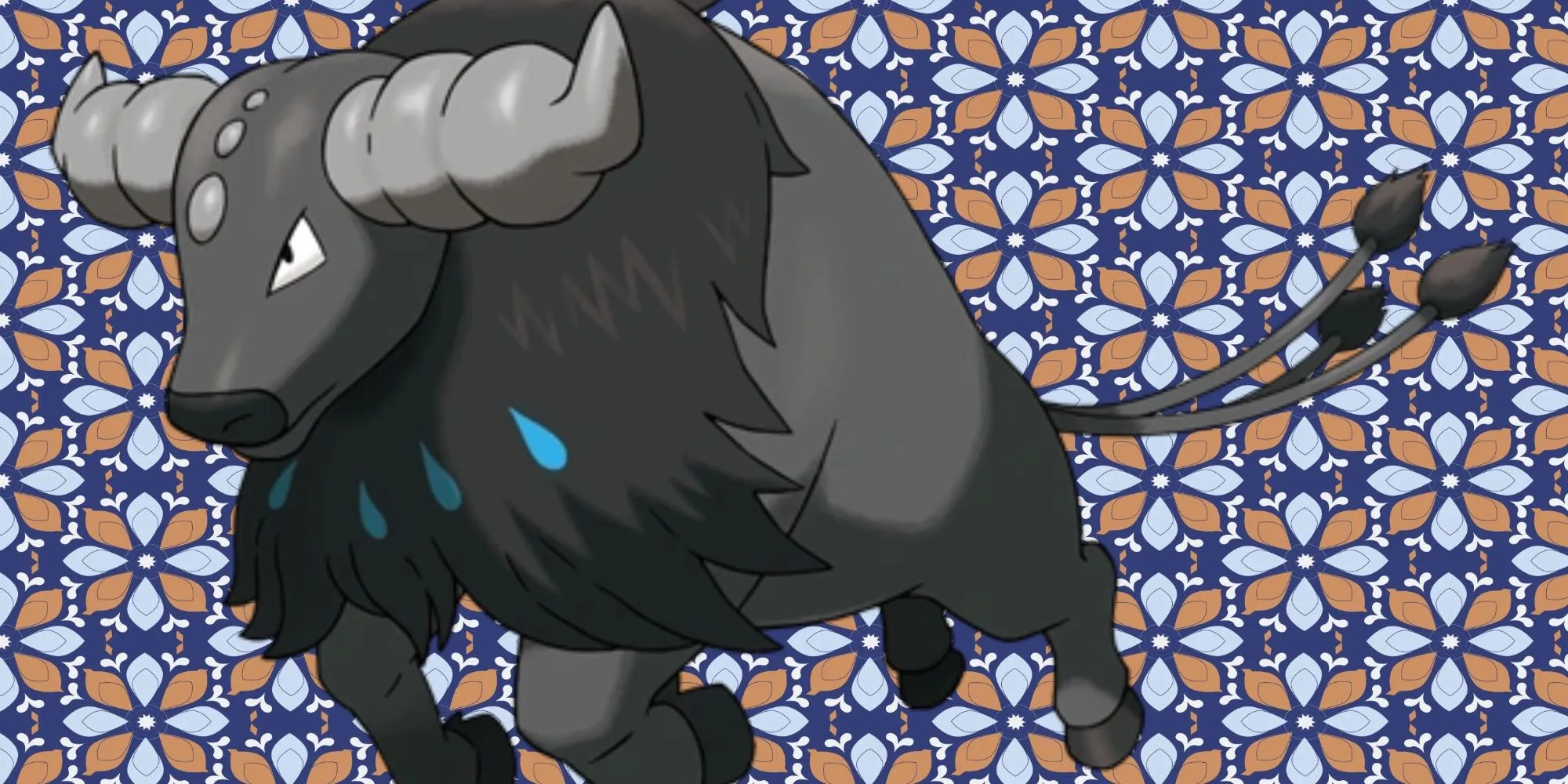 Tauros Paldea dạng Aqua Breed hệ Song Đấu Nước trong Pokémon Scarlet and Violet