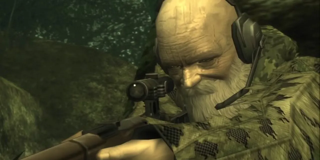 The End, tay bắn tỉa lão luyện, ngụy trang trong rừng rậm Metal Gear Solid 3 Snake Eater