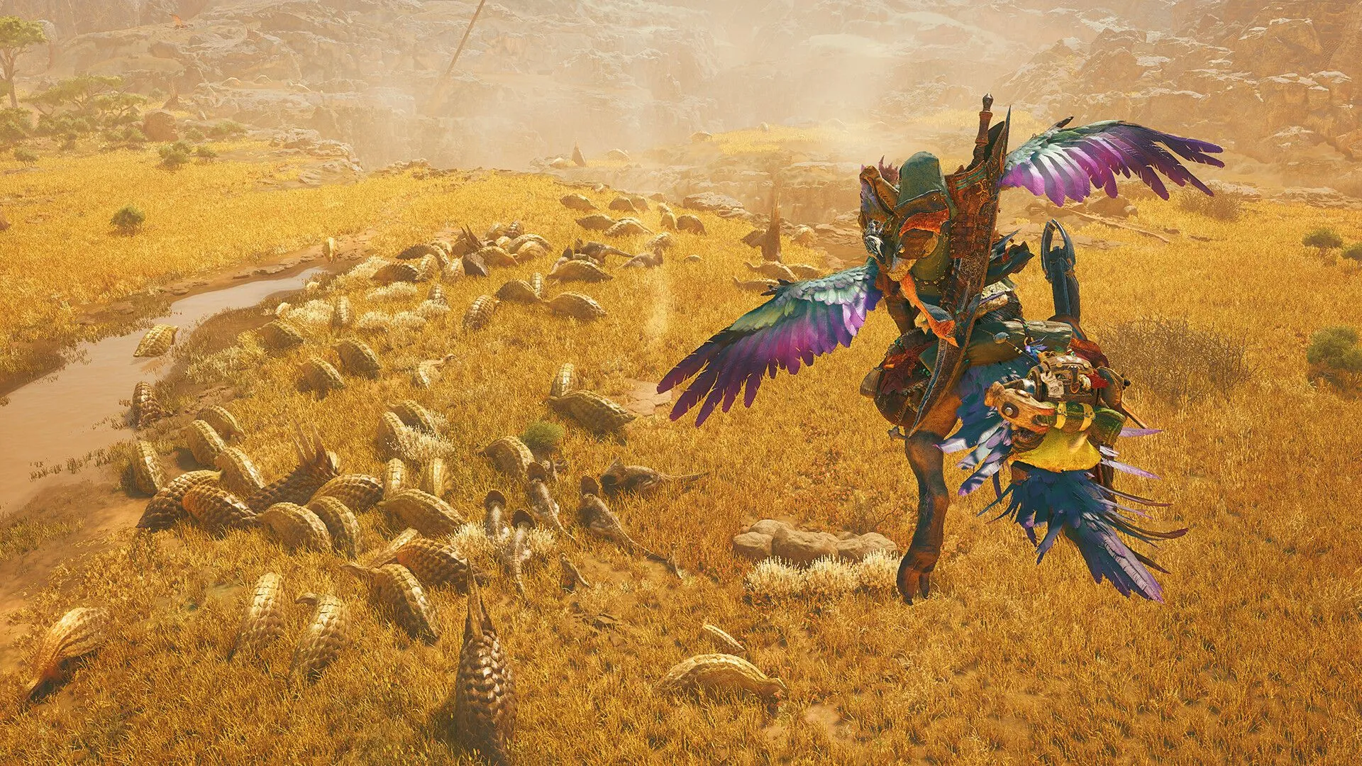 Thợ săn đối đầu quái vật khổng lồ trong Monster Hunter Wilds, siêu phẩm hành động nhập vai từ Capcom