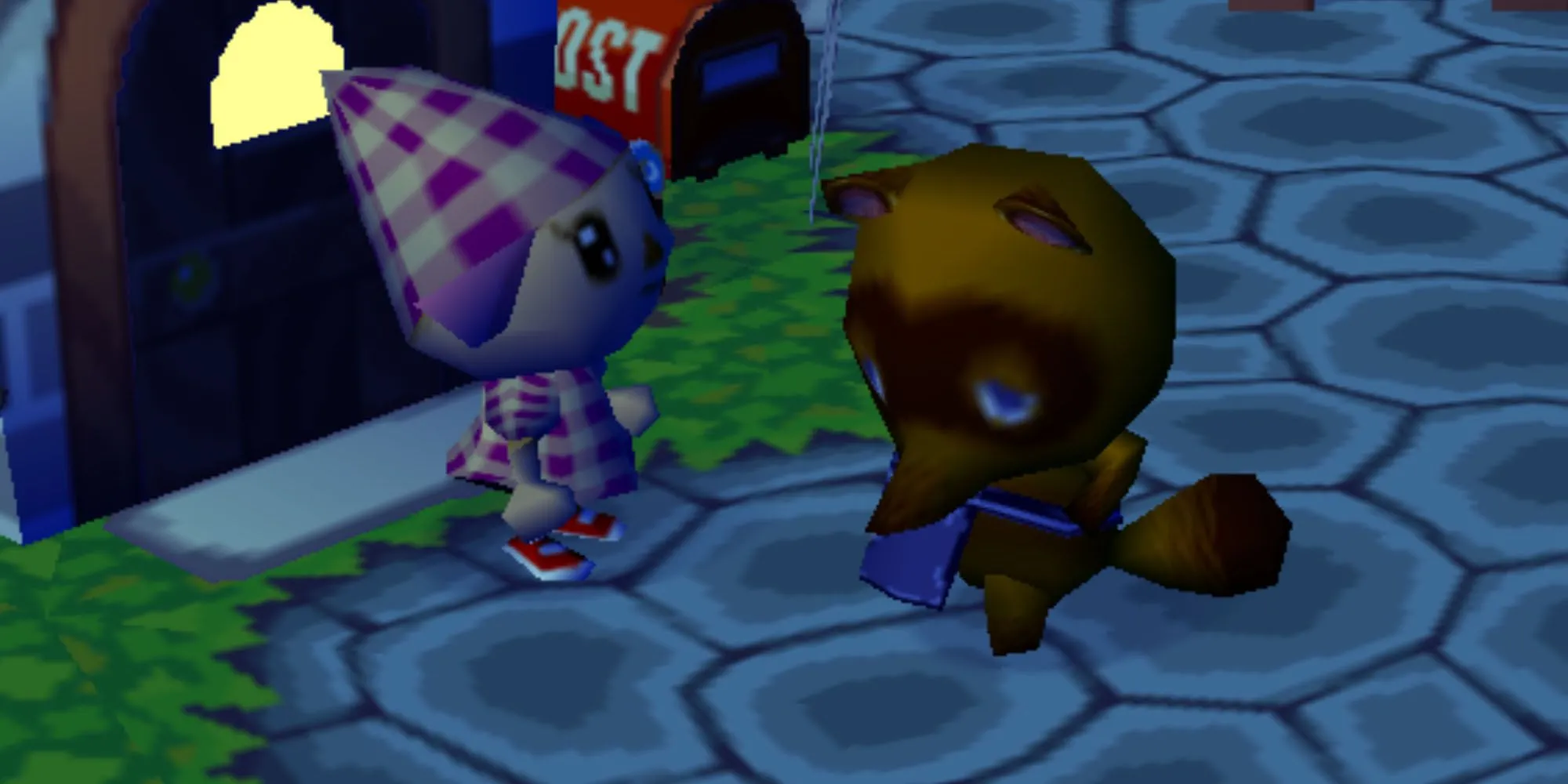 Tom Nook từ Animal Crossing, một doanh nhân gấu mèo nổi tiếng với các khoản vay xây nhà