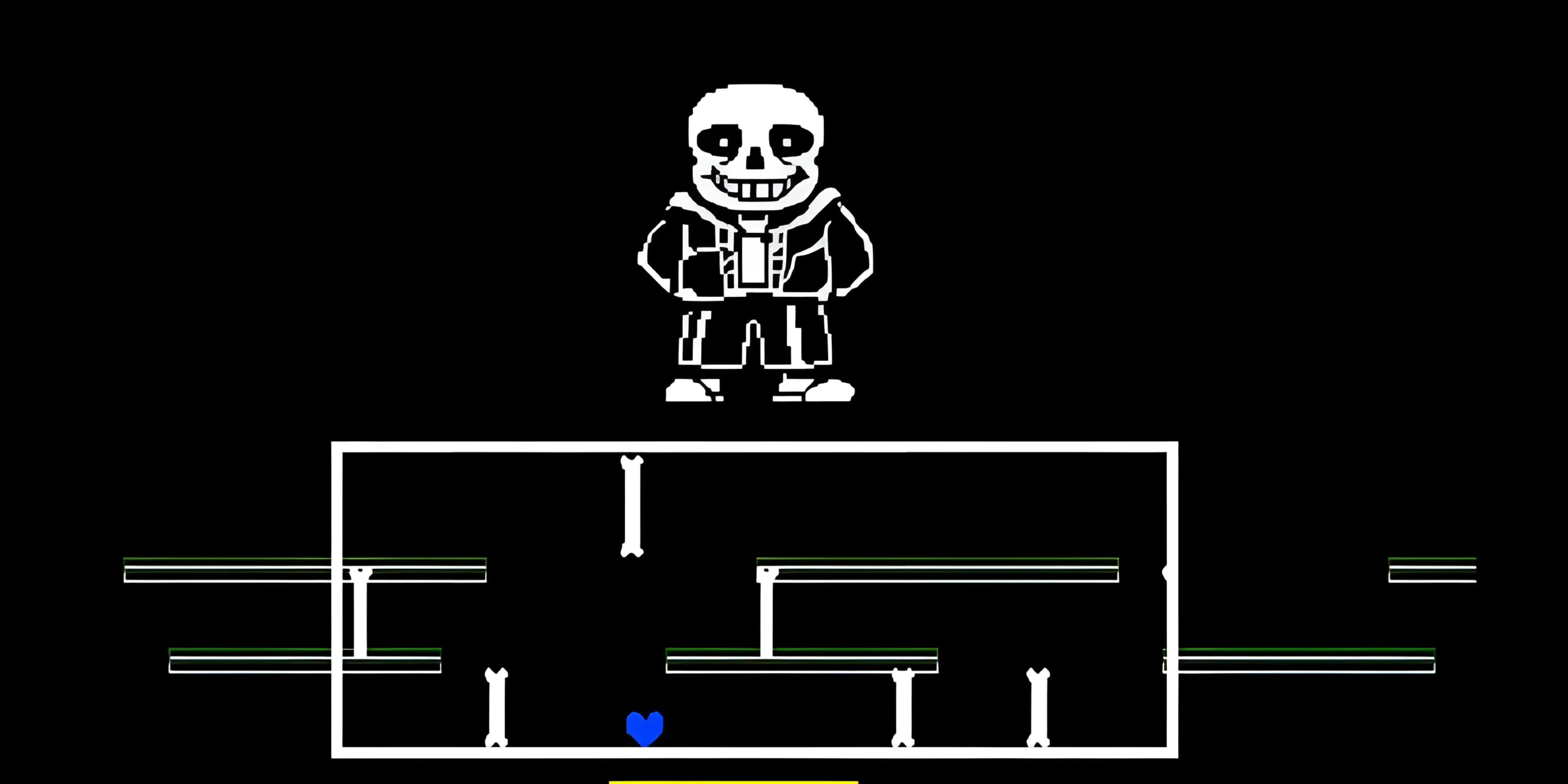Trận đấu trùm với Sans trong game Undertale đầy thử thách