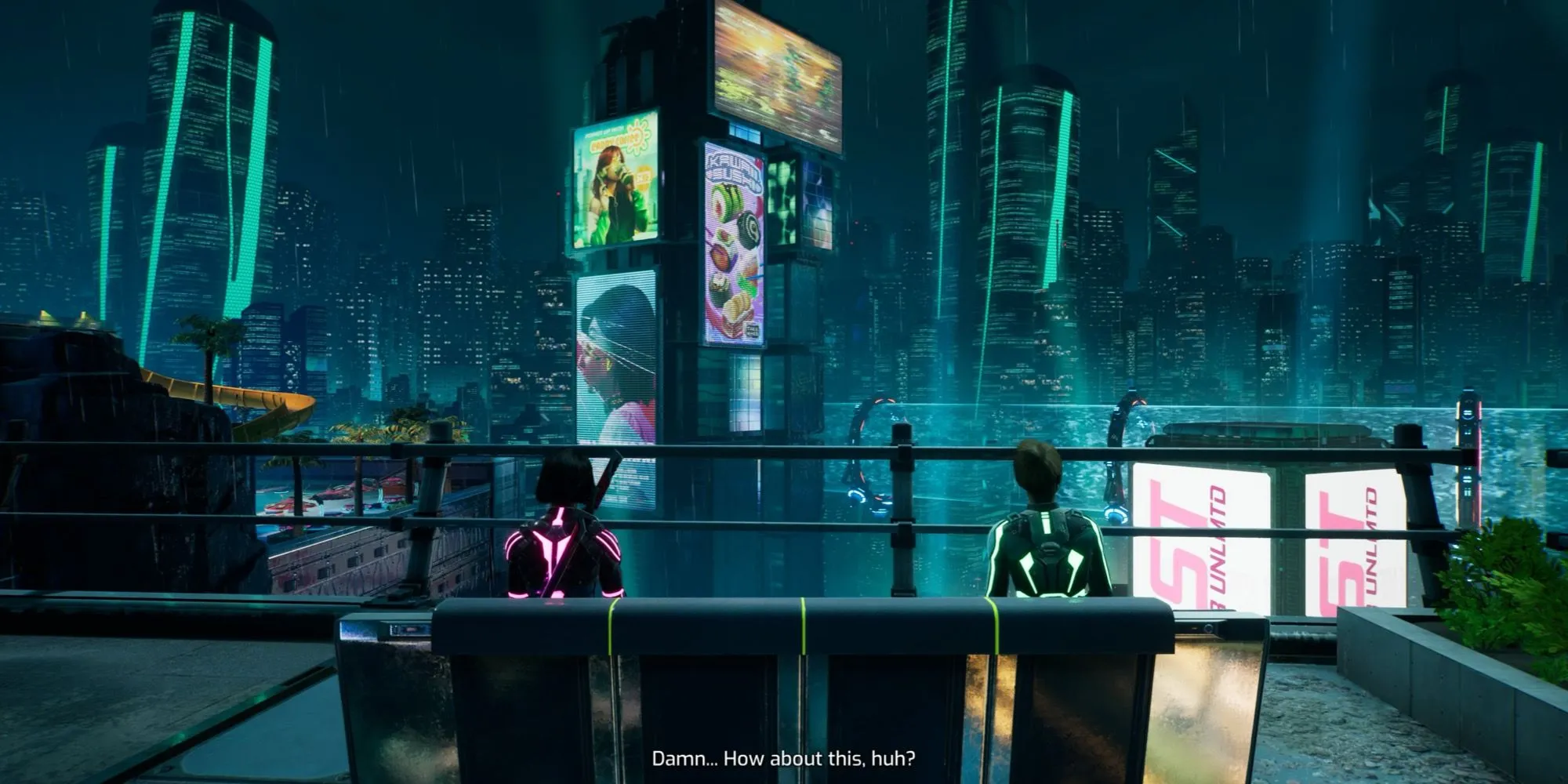 Vị trí Ghế đá đầu tiên trong chương Neon Revenge tiểu chương Big City Life