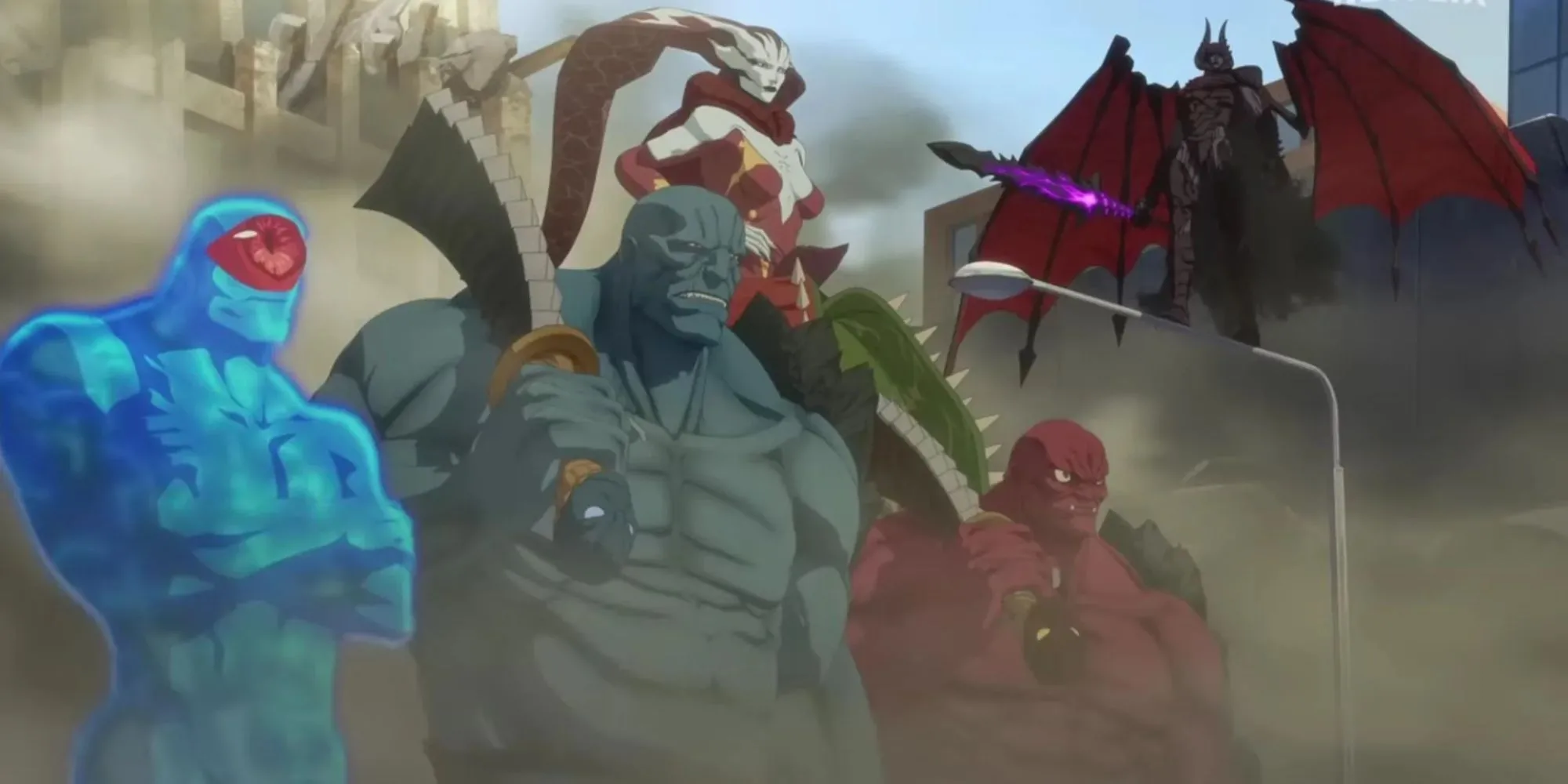 White Rabbit và đám tay sai của hắn trong Devil May Cry Netflix, bao gồm nhiều kẻ thù quen thuộc từ game
