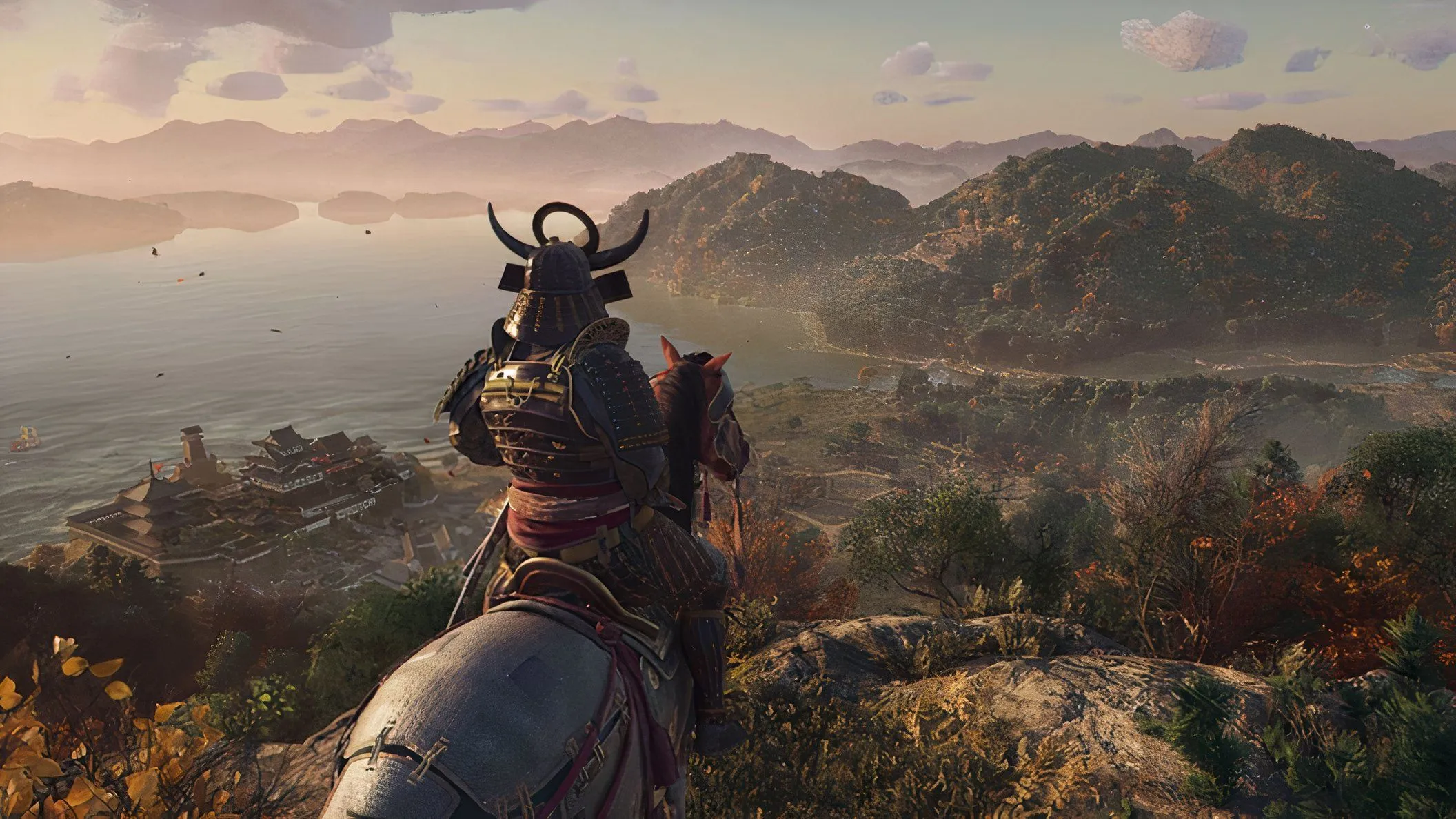 Yasuke trên lưng ngựa, khám phá thế giới mở rộng lớn và chi tiết của Assassin's Creed Shadows