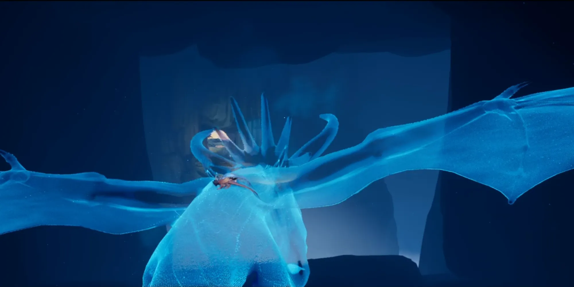 Zoe rung chuông tạo bệ đỡ cho Mio trong màn giải đố Split Fiction Rise of the Dragon Realm