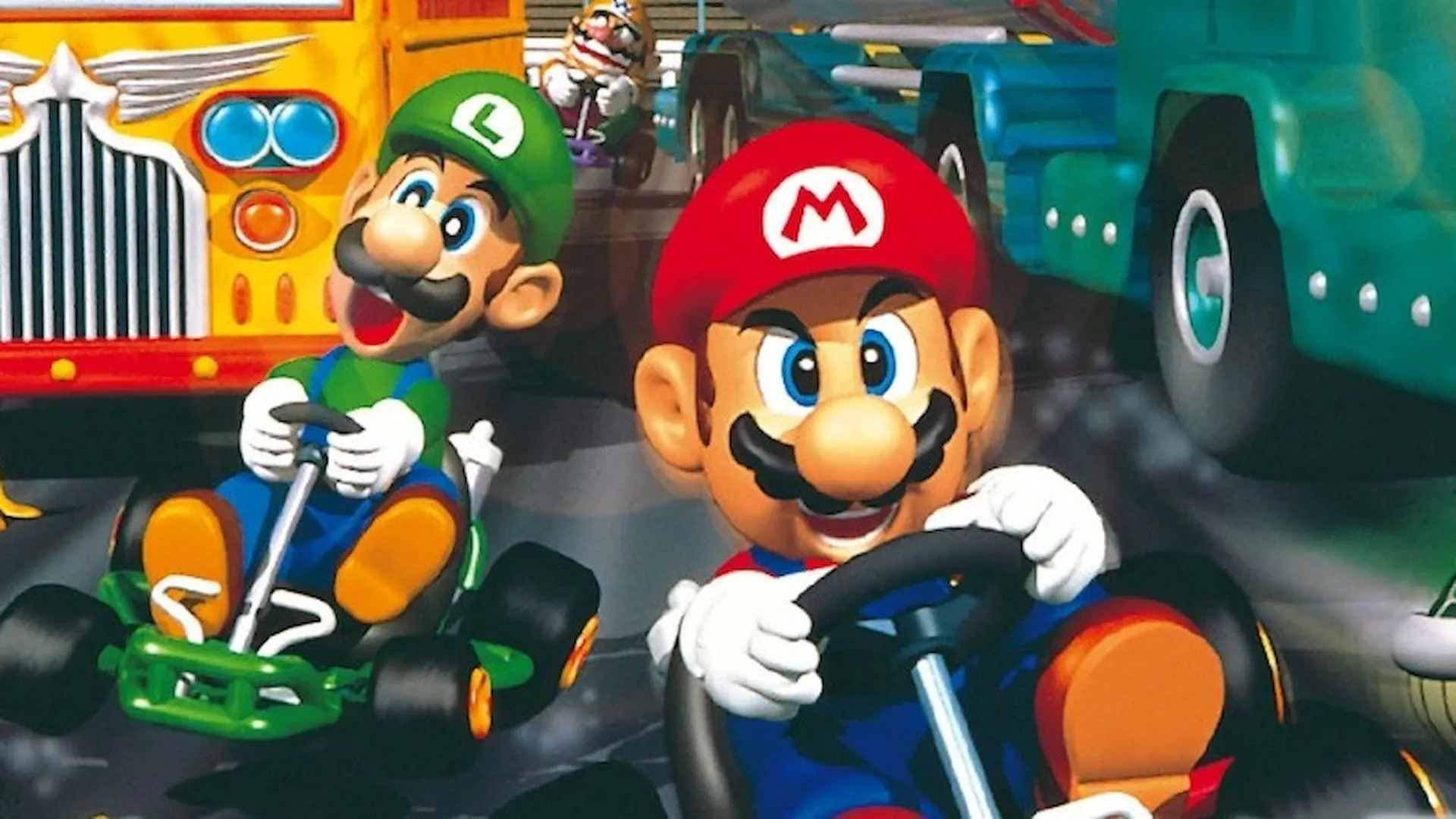 Ảnh bìa game Mario Kart 64 cổ điển