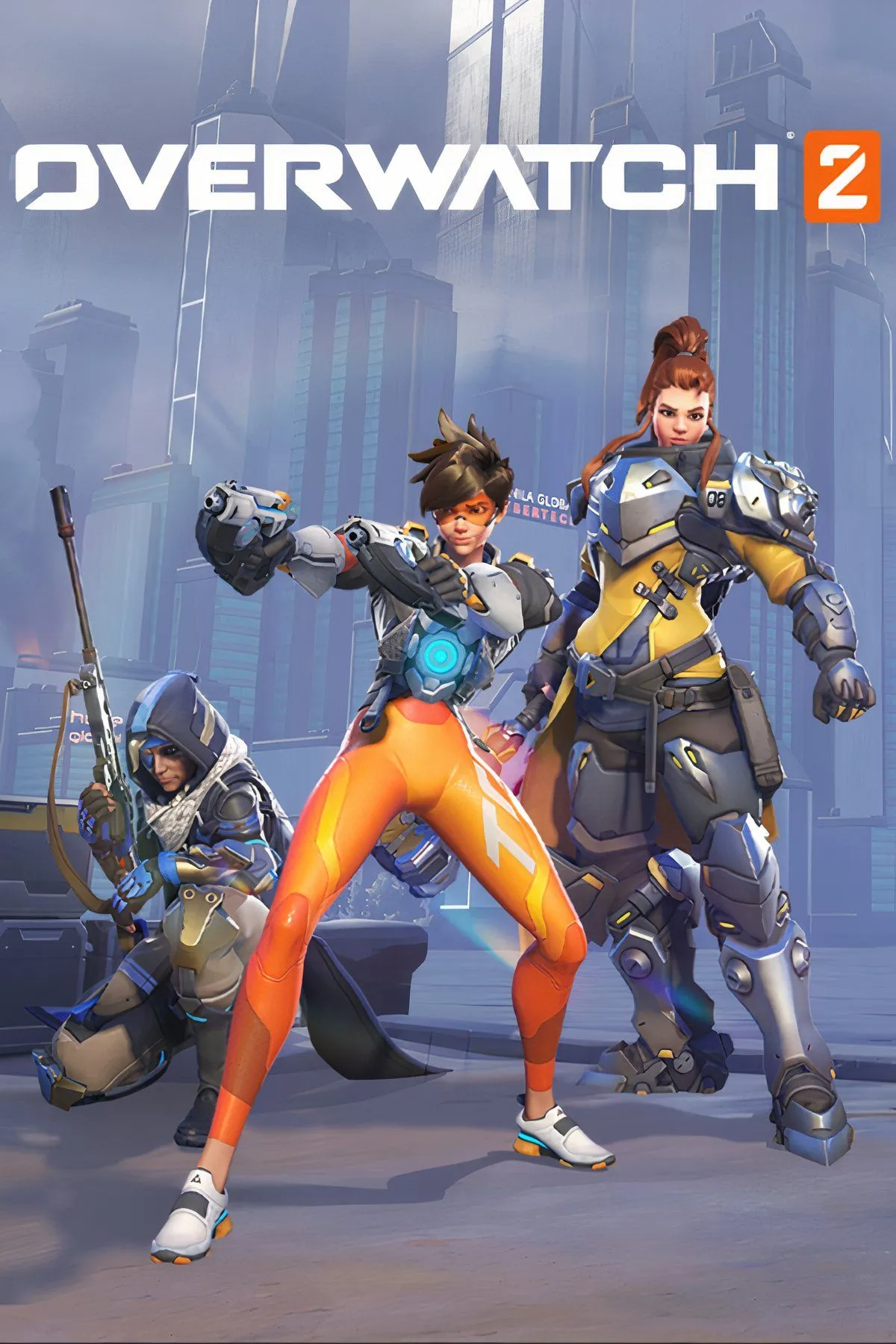 Ảnh bìa trang thẻ game Overwatch 2, đại diện cho tựa game bắn súng góc nhìn thứ nhất của Blizzard