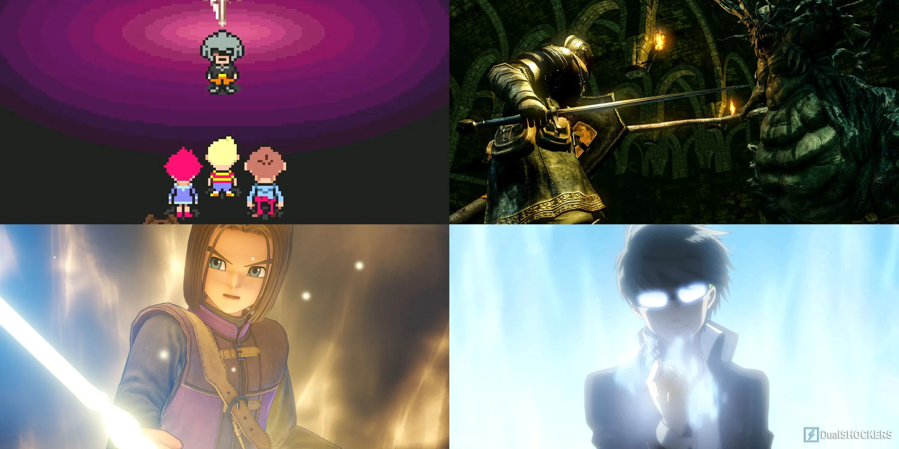 Ảnh minh họa game JRPG nổi bật, bao gồm Persona 4