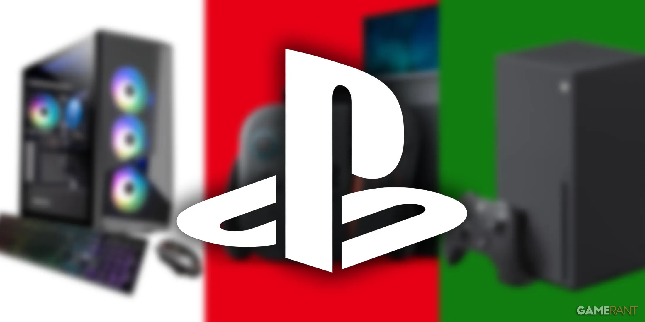 Biểu tượng PlayStation cùng logo các nền tảng khác như PC, Steam, minh họa việc đưa game PlayStation lên đa nền tảng