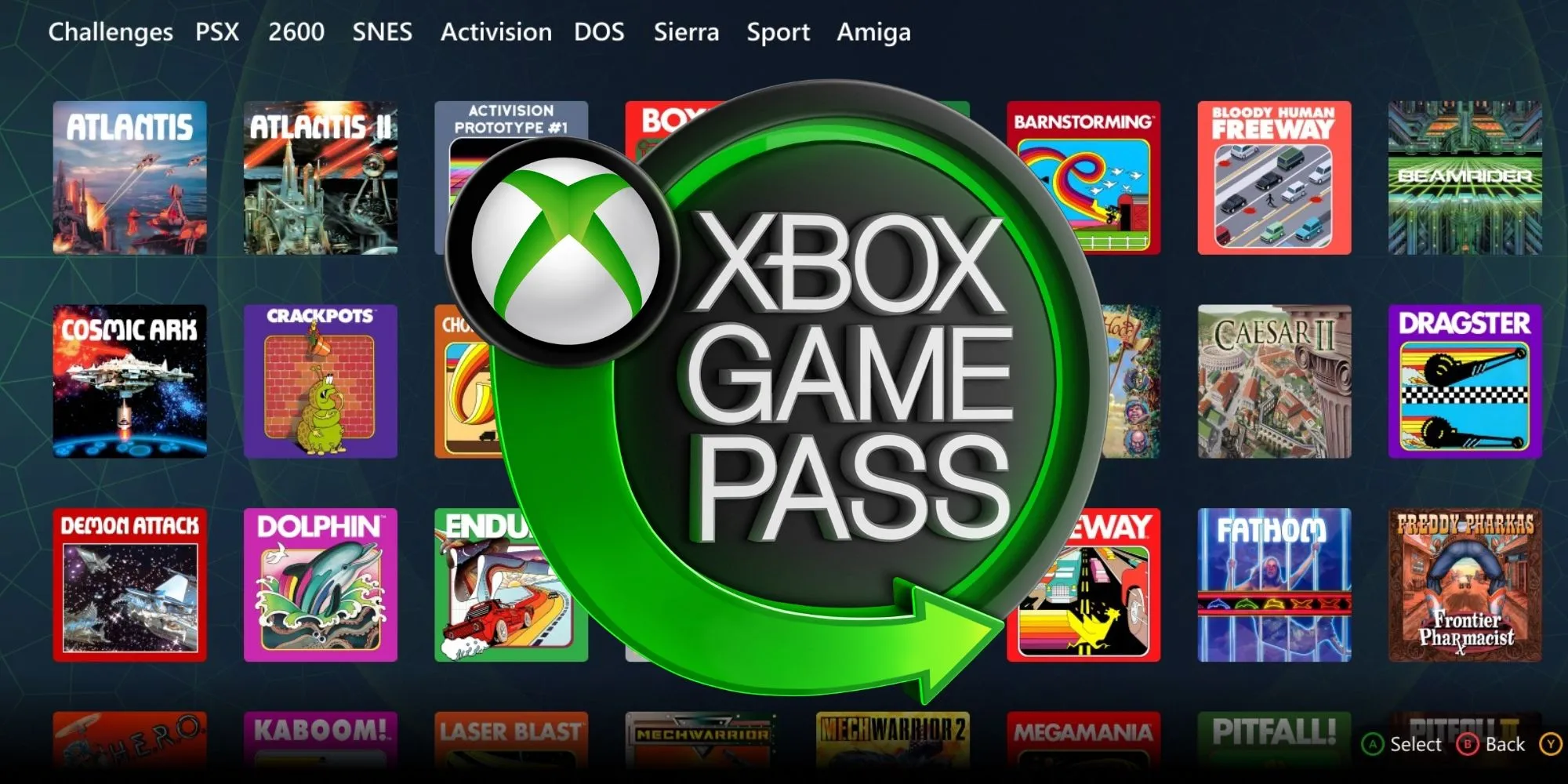 Biểu tượng Xbox Game Pass, dịch vụ game đăng ký phổ biến