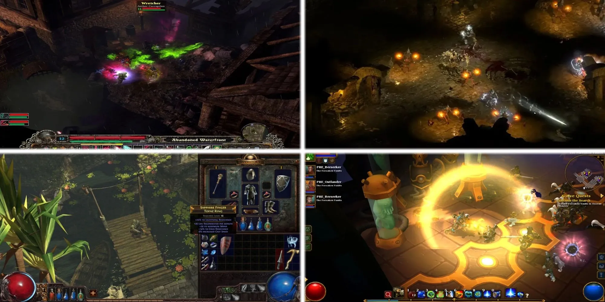Bốn game ARPG nổi tiếng: Grim Dawn, Diablo 2 Resurrected, Path of Exile, Torchlight 2