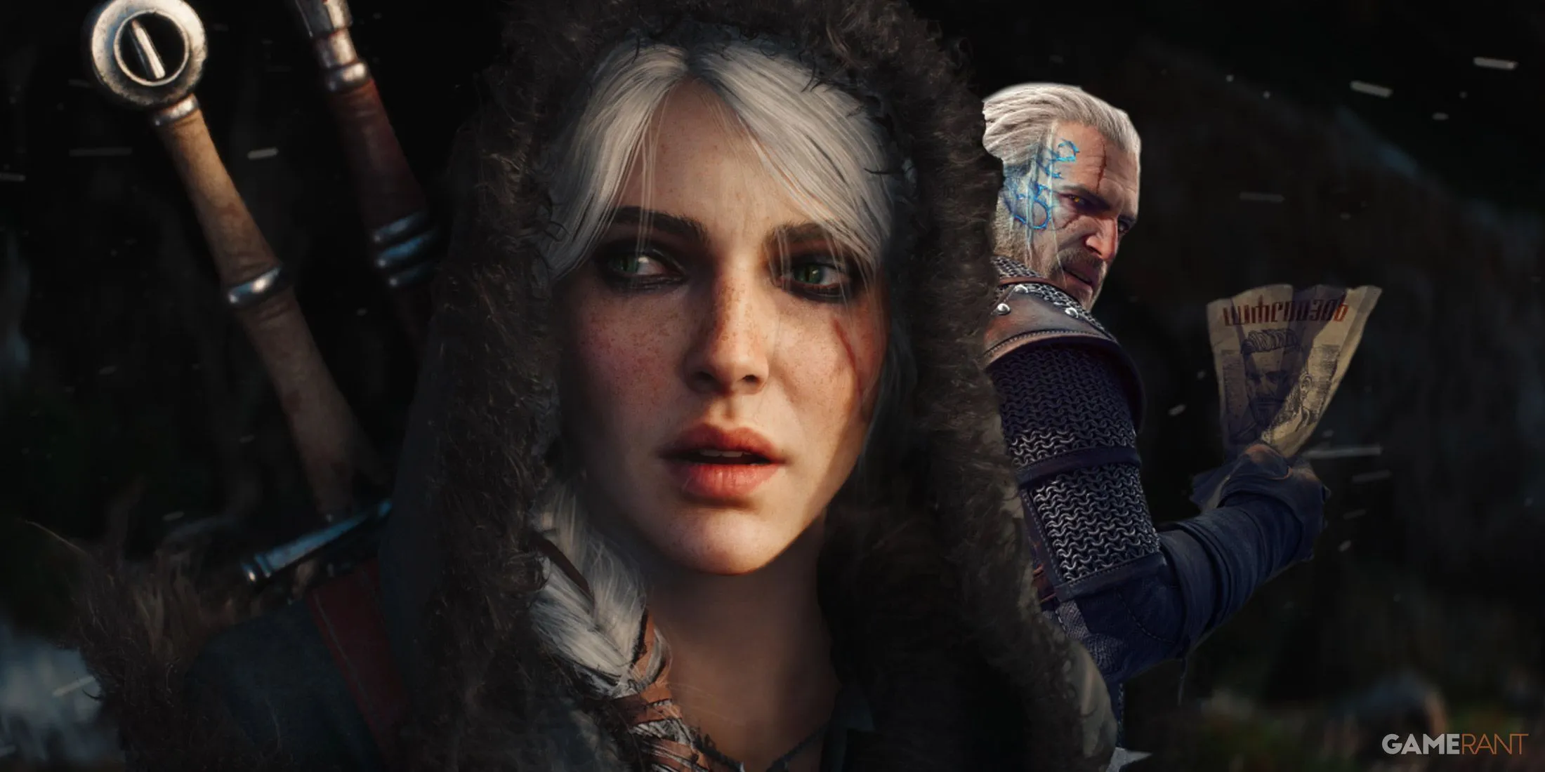 Geralt quay lưng trong Witcher 4