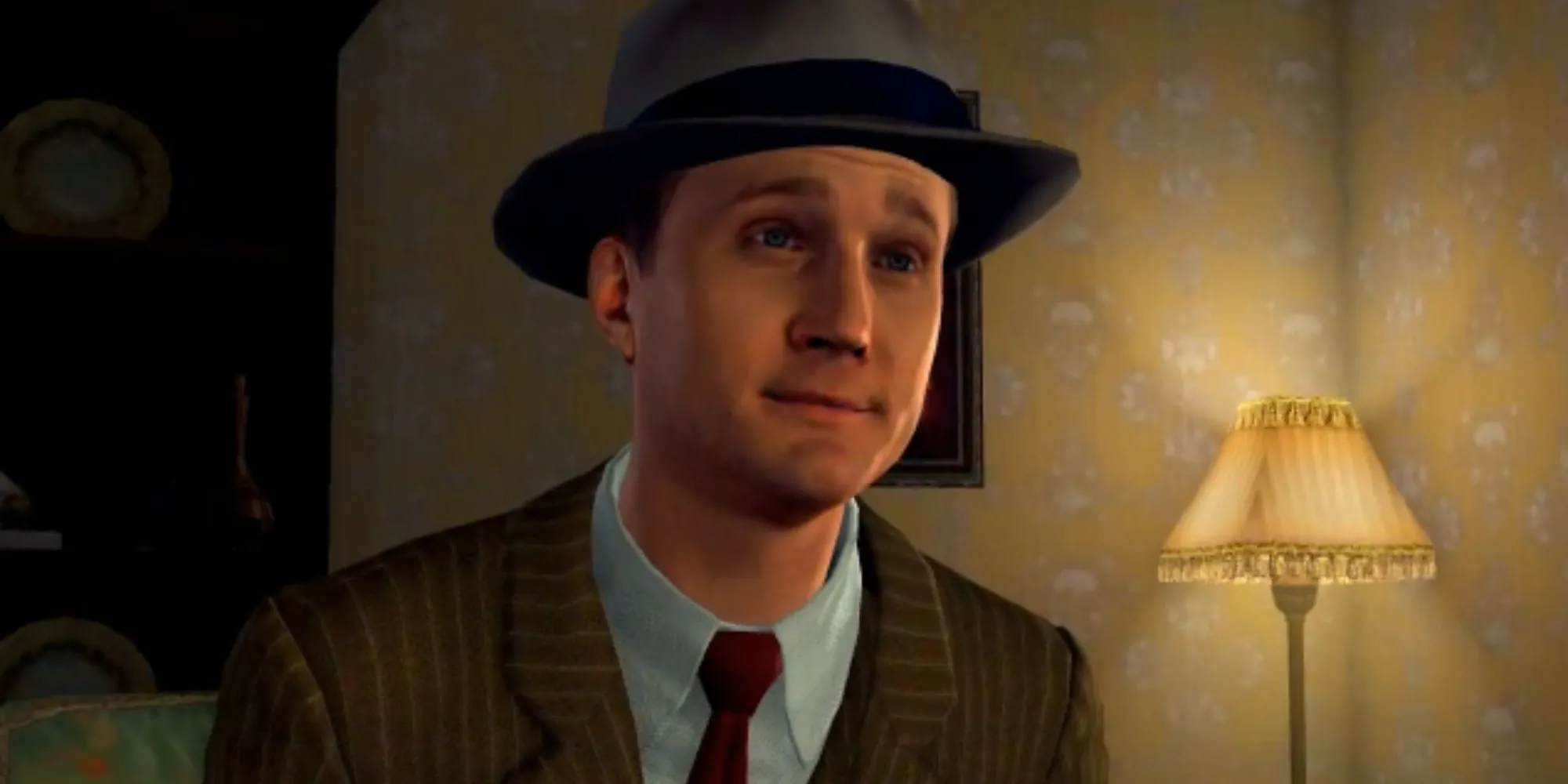 Nhân vật Cole Phelps trong game L.A. Noire, một tựa game cảnh sát được so sánh với The Precinct