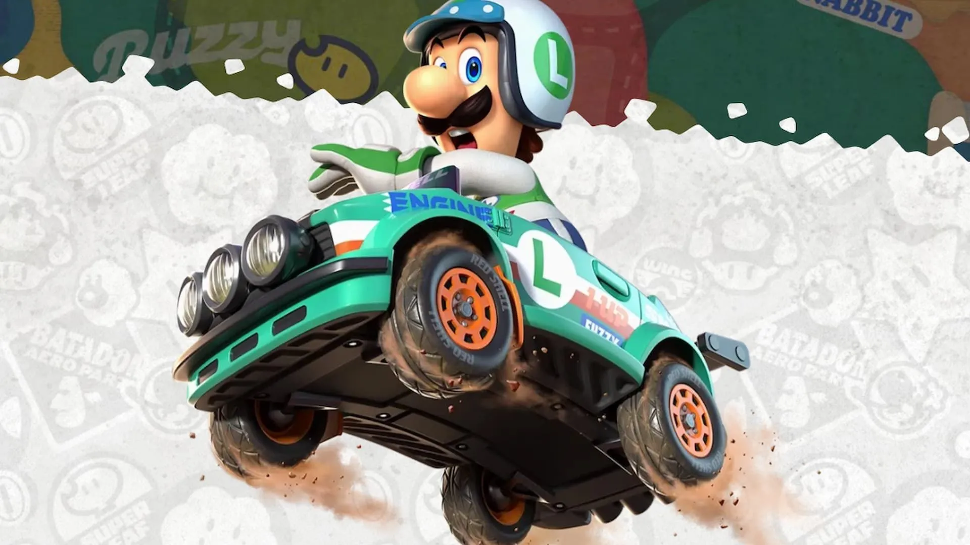 Nhân vật Luigi trong game Mario Kart World sắp ra mắt