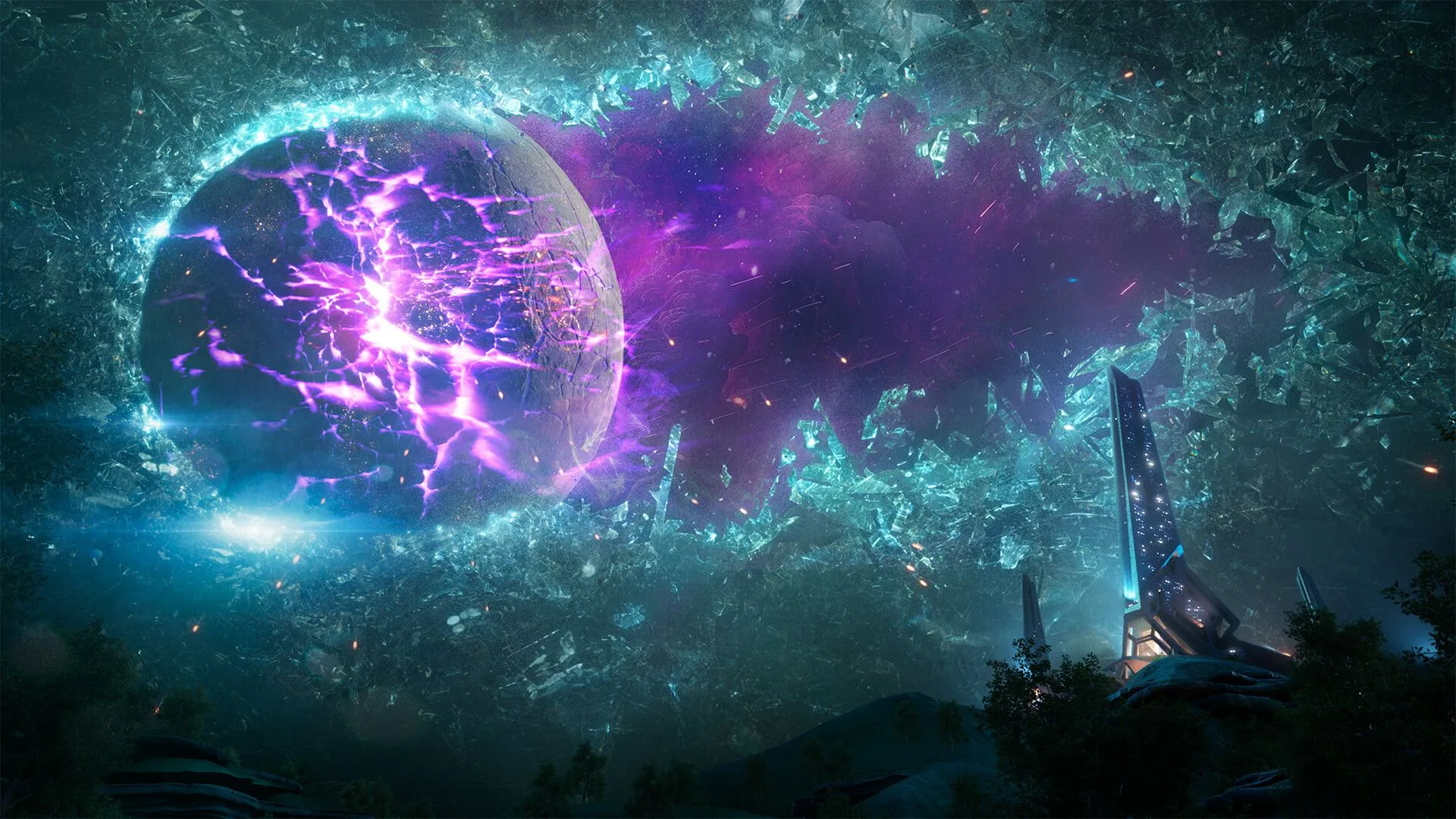 Screenshot Borderlands 4 thể hiện cơ chế gameplay, có thể là sử dụng kỹ năng của Vault Hunter hoặc tương tác với vật thể trong môi trường